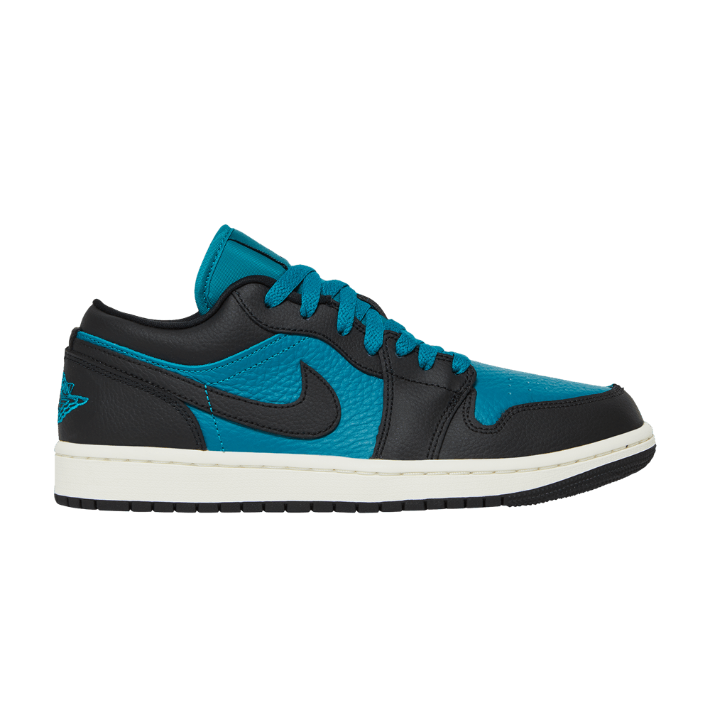 image of Wmns Air Jordan 1 Low Se Split - Bright Spruce Shoes in Green, Women's (Size 12)