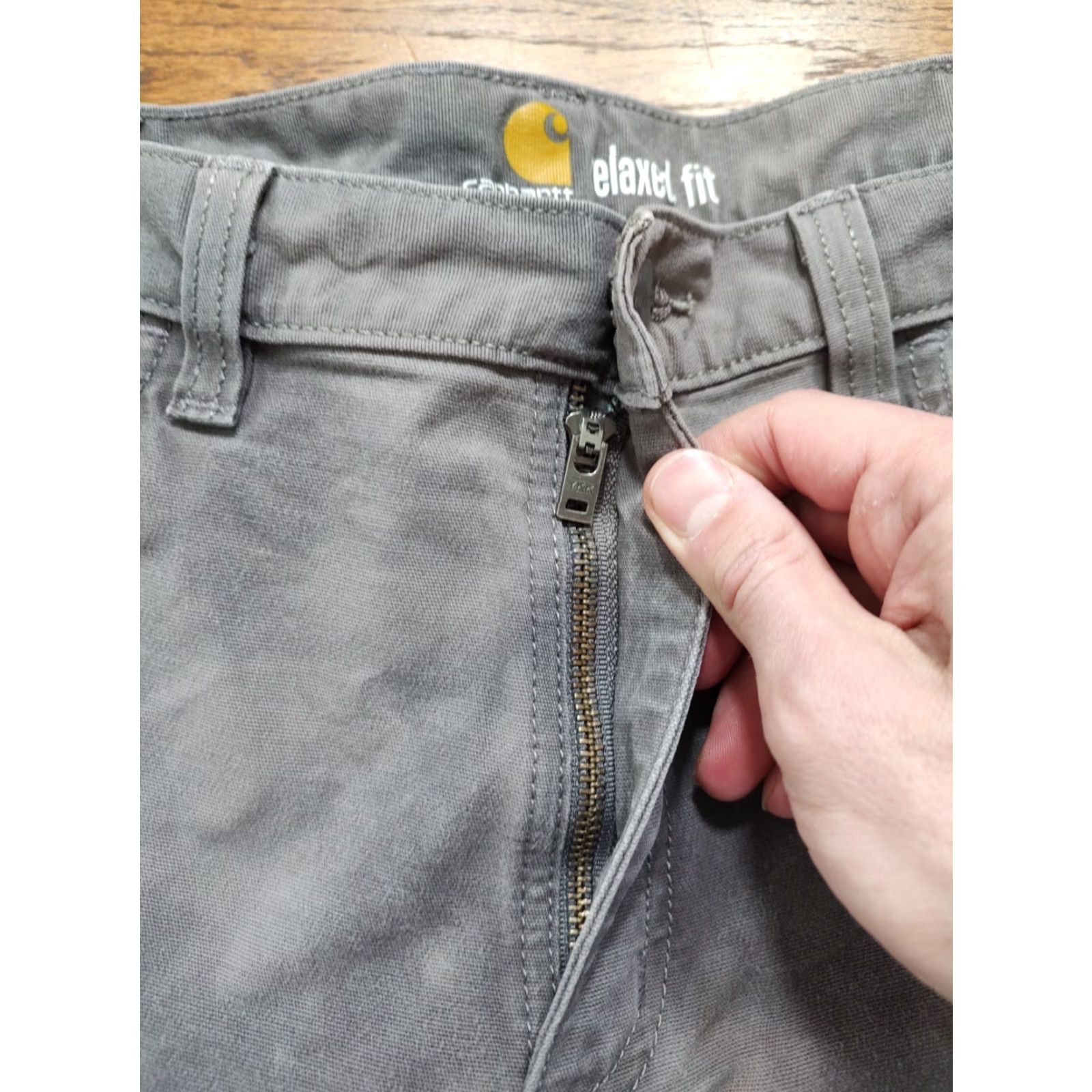 Carhartt Carhartt Pants Acid Wash Tie Dye Gravel Gray 34x30 Relaxed Fit 5-Pocket Canvas Mens Workwear Grunge Retro 80s Size US 34 / EU 50 - 6 Thumbnail