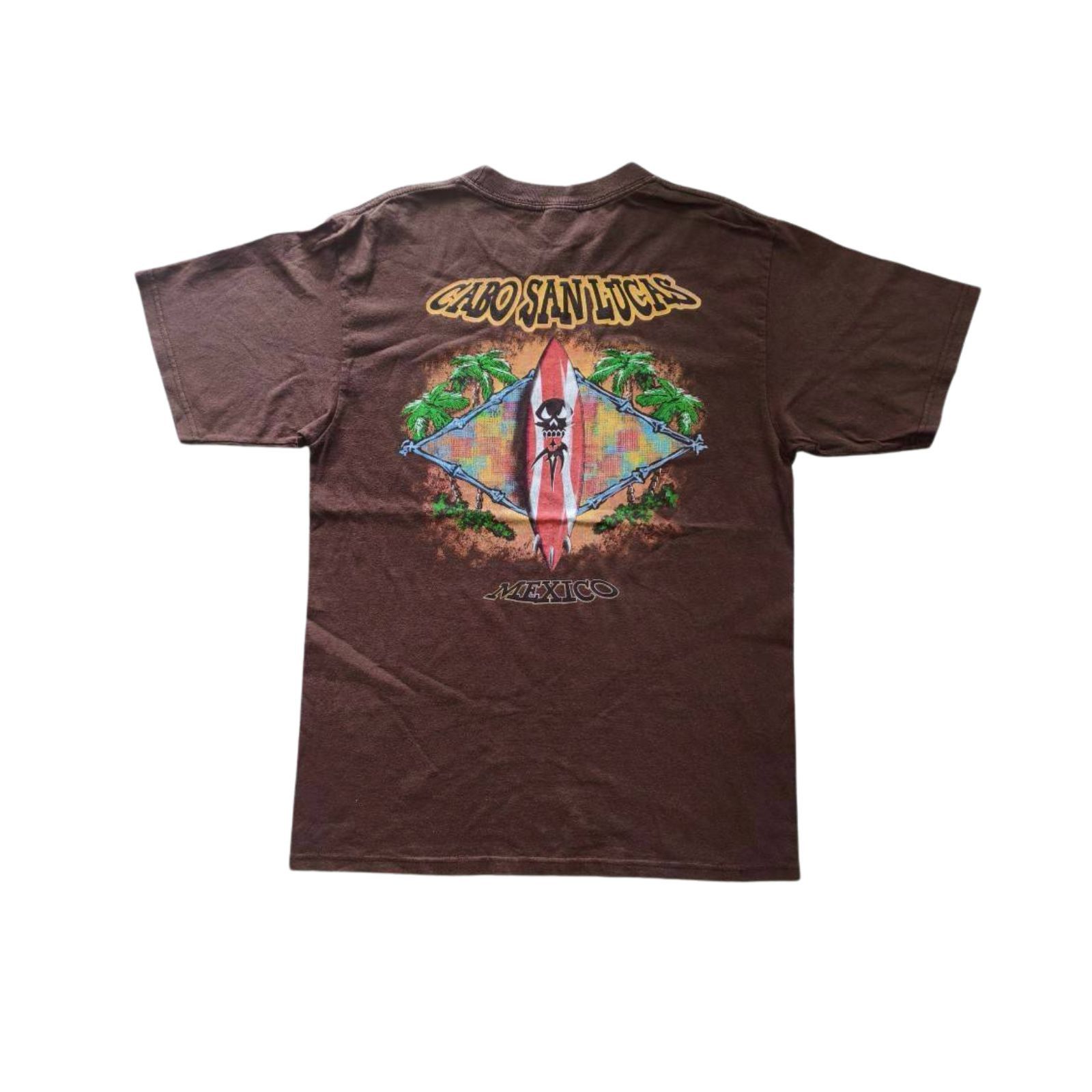 Other cabo san lucas mexico 00s vintage t shirt brown 19/27.5 Size US M / EU 48-50 / 2 - 1 Thumbnail