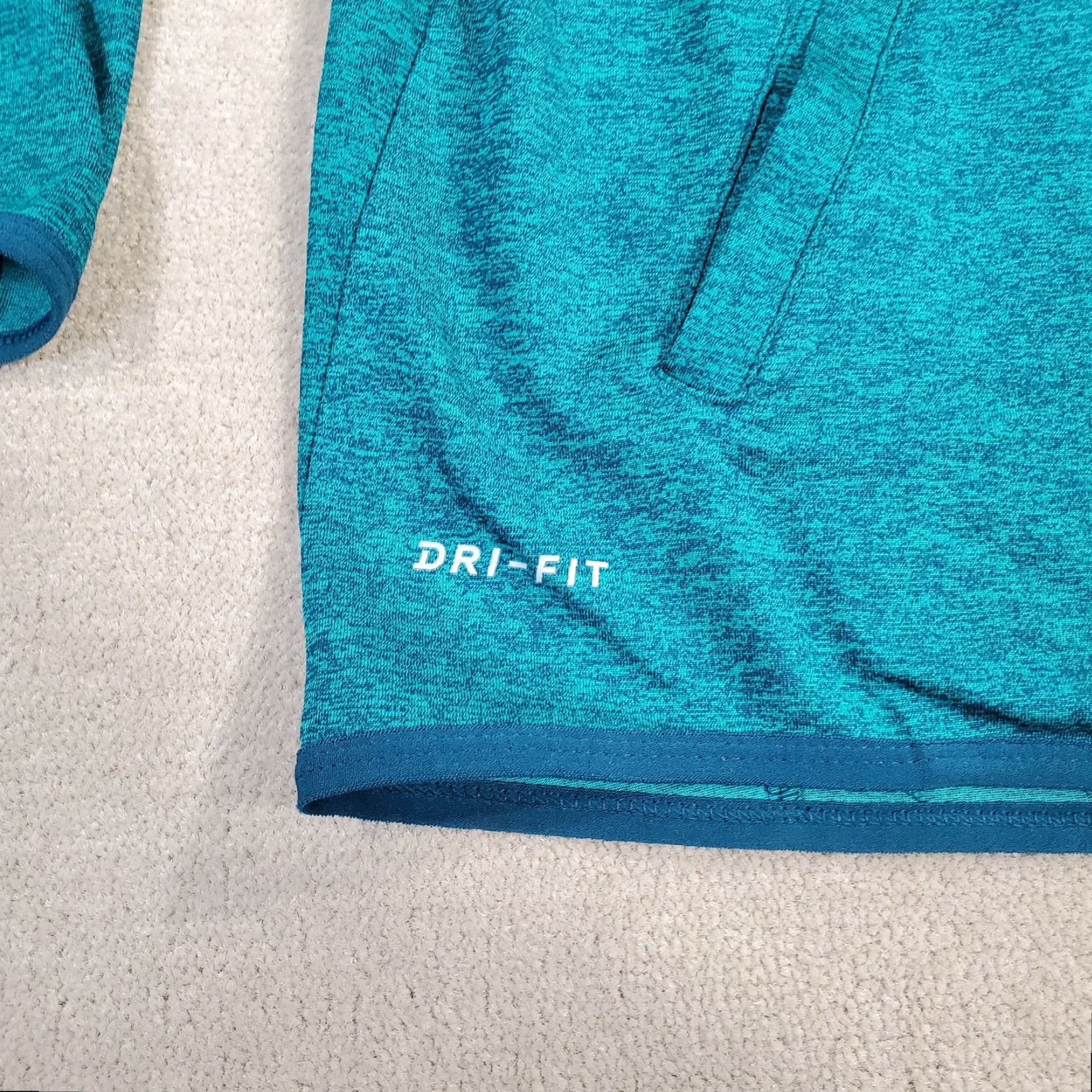 Nike Nike Hoodie Mens 2XL Blue Full Zip Lightweight Dri-Fit Performance Logo 90s Outdoor Geometric Style Hooded Regular Mens Size US XXL / EU 58 / 5 - 4 Thumbnail