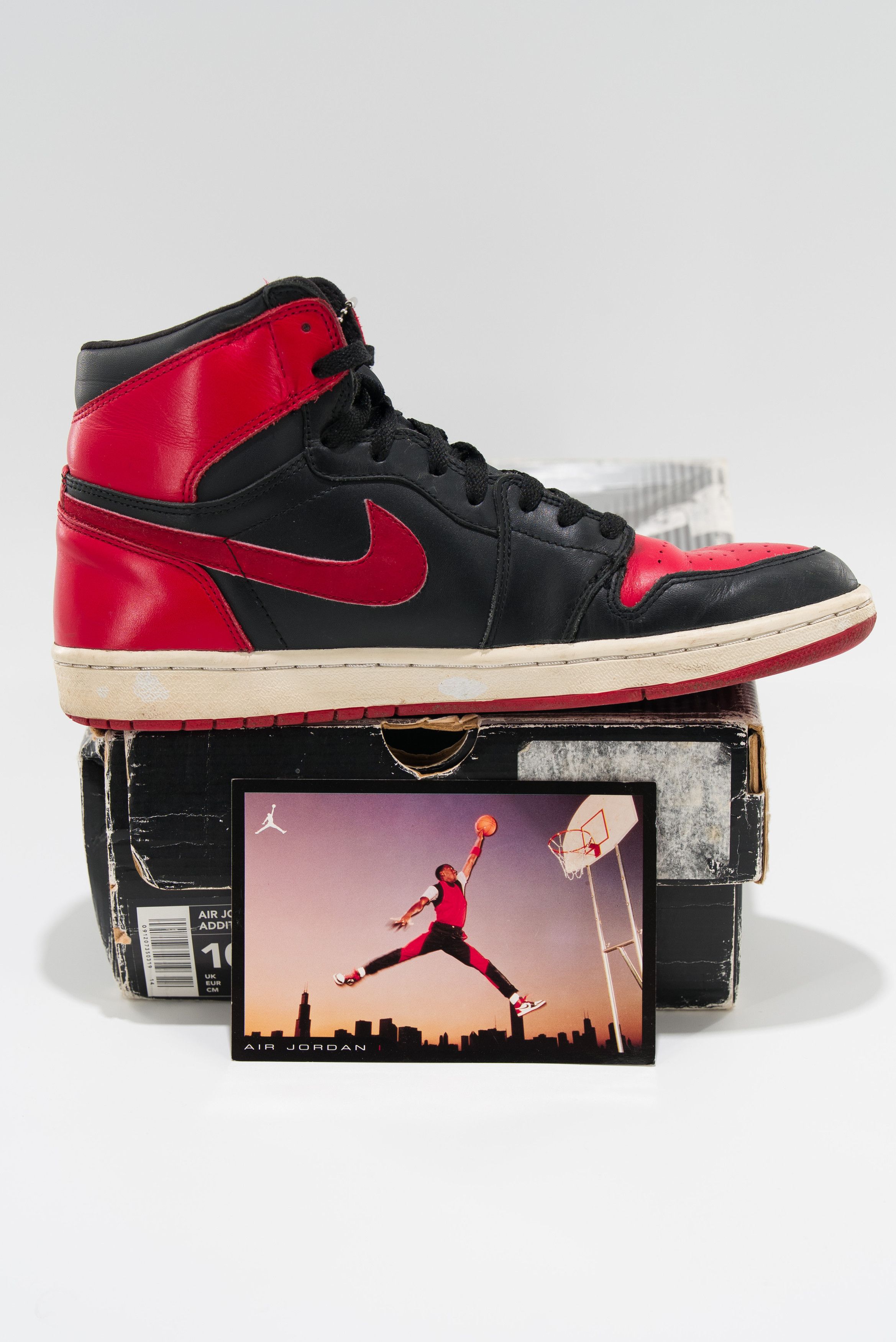 Jordan Brand Jordan 1 Retro Bred (2001) Size US 10.5 / EU 43-44 - 19 Thumbnail