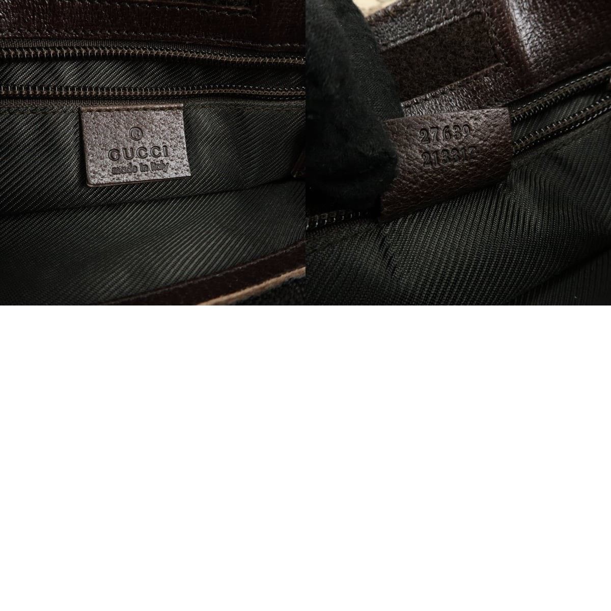 Gucci Gucci GG Canvas Crossbody Bag Brown Size ONE SIZE - 8 Thumbnail