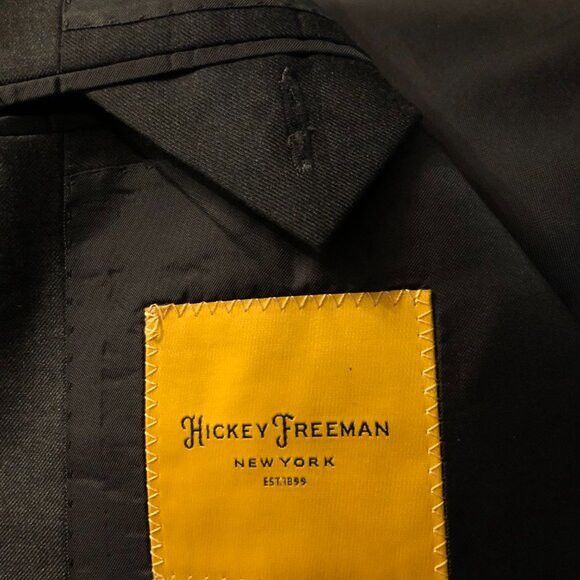 Hickey Freeman HICKEY FREEMAN MEN'S 100% WOOL SPORT COAT BLAZER JACKET 42R Size 42R - 5 Thumbnail