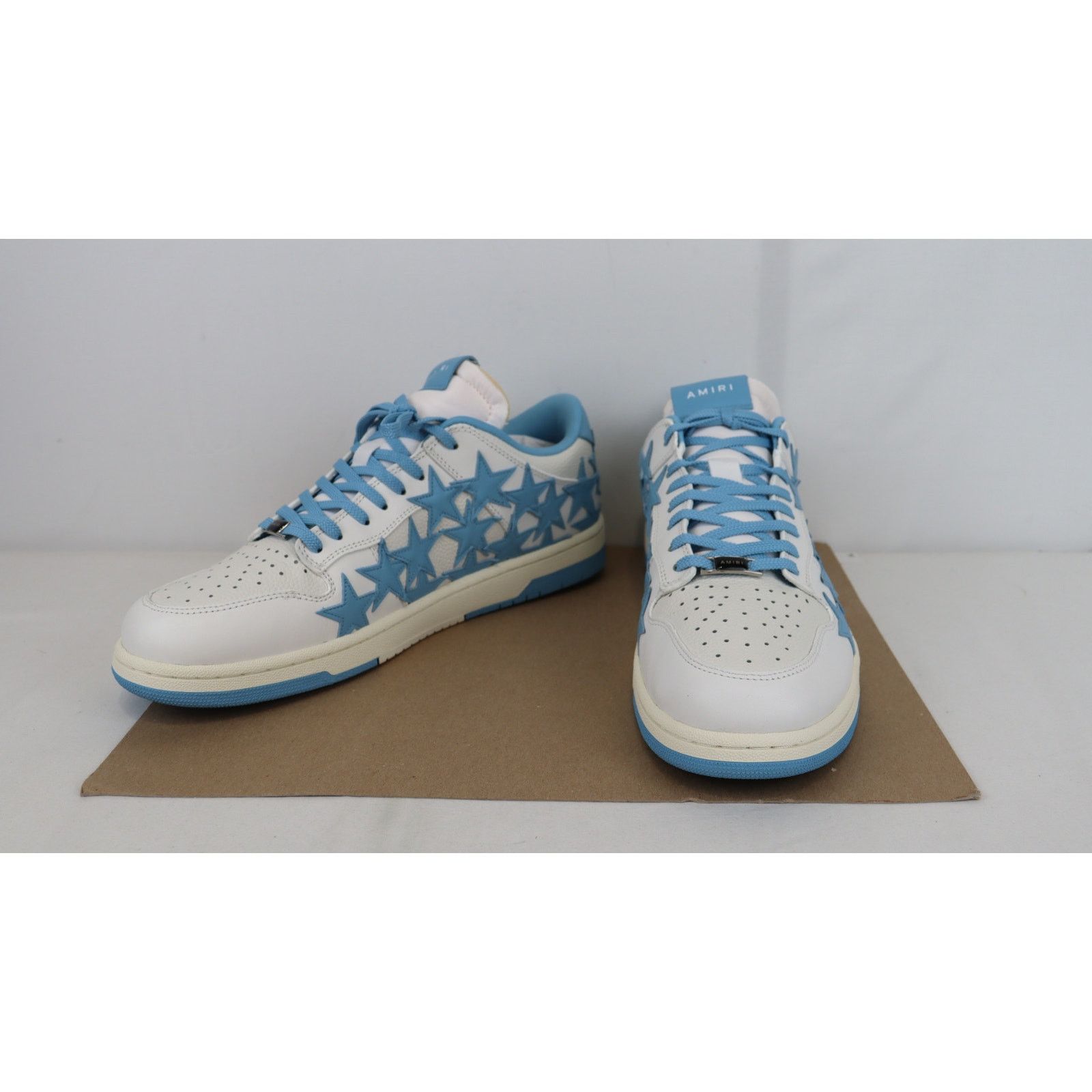 Amiri o1rshd1 Skel Top Low Stars Sneakers in Blue Size US 13 / EU 46 - 7 Thumbnail