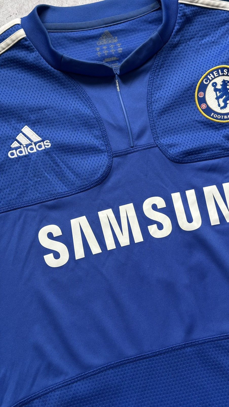Adidas 2009/10 Adidas Chelsea FC Vintage Home Soccer Jersey Size US M / EU 48-50 / 2 - 5 Thumbnail