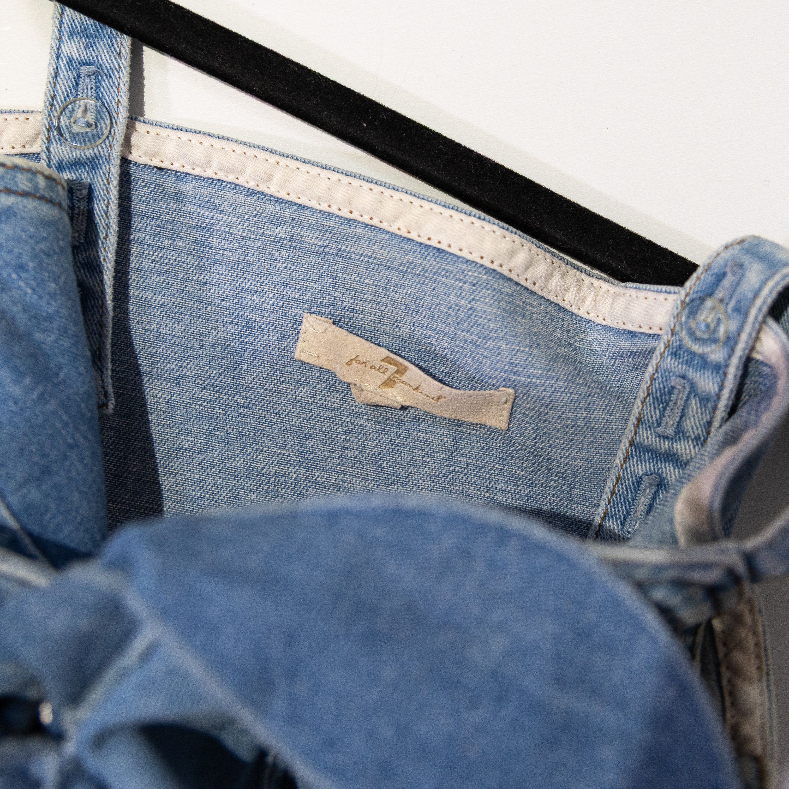 7 For All Mankind 7 For All Mankind Cotton Stretch Double Bow Size S / US 4 / IT 40 - 2 Thumbnail