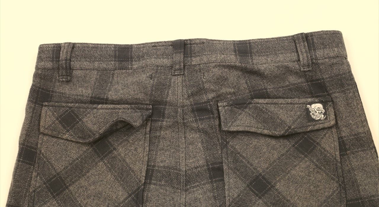 Fox Racing × Vintage Vintage Fox Racing Spell Out Flannel Shorts Checkered Plaid Size US 34 / EU 50 - 9 Thumbnail