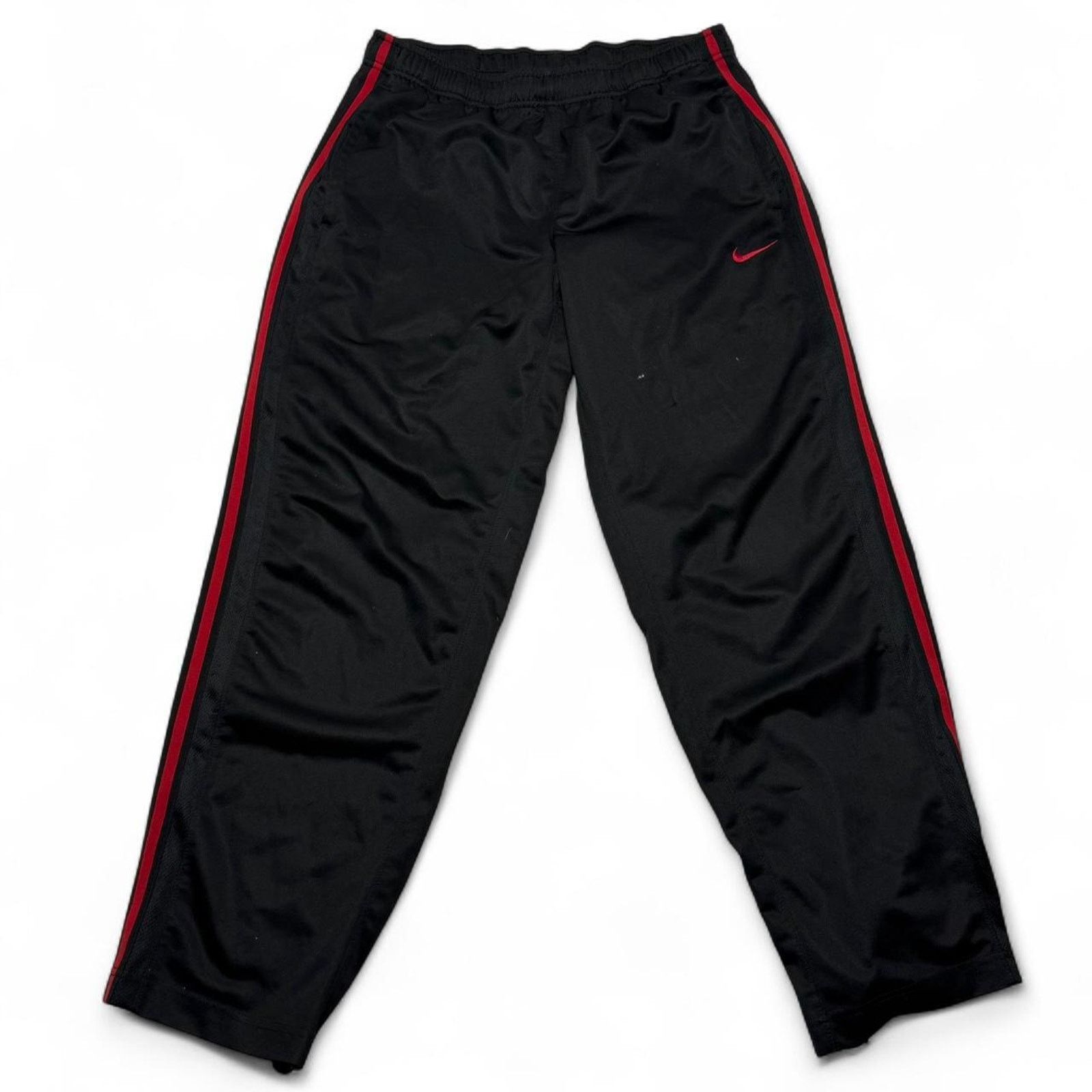 Nike Vintage Nike Black Red Stripe Track Pants Men’s Large Size US 33 - 1 Thumbnail