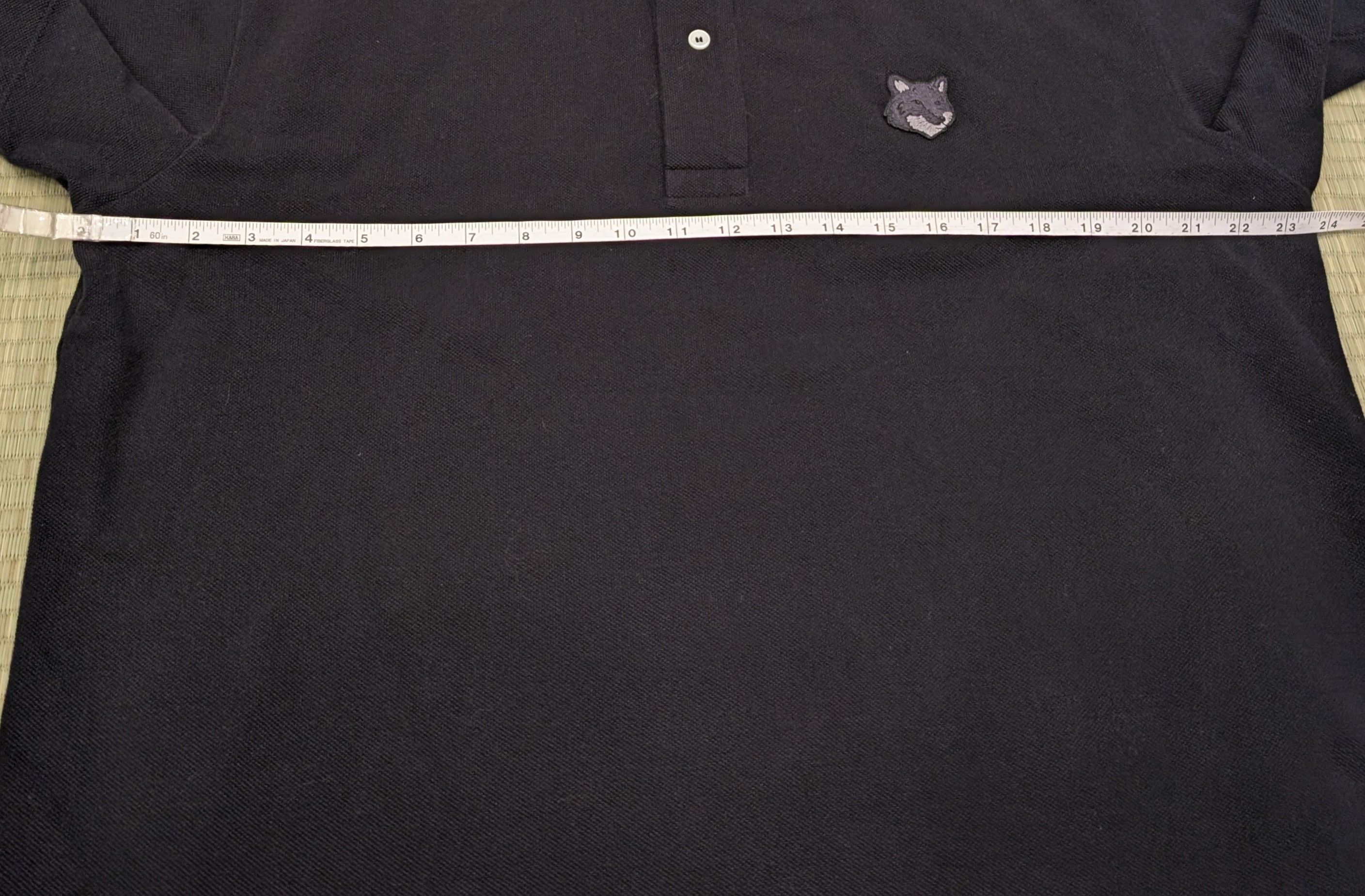 Maison Kitsune Maison Kitsune Fox Head Patch Comfort Polo Made in Portugal Size US XL / EU 56 / 4 - 6 Thumbnail