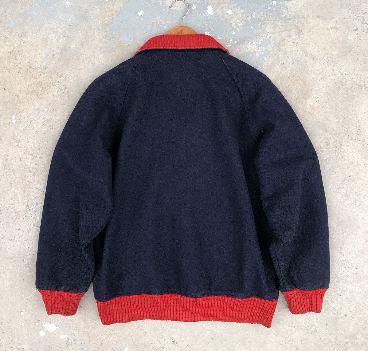 Vintage Vintage TROY BROS Japan Wool Varsity Jacket Size US L / EU 52-54 / 3 - 4 Thumbnail