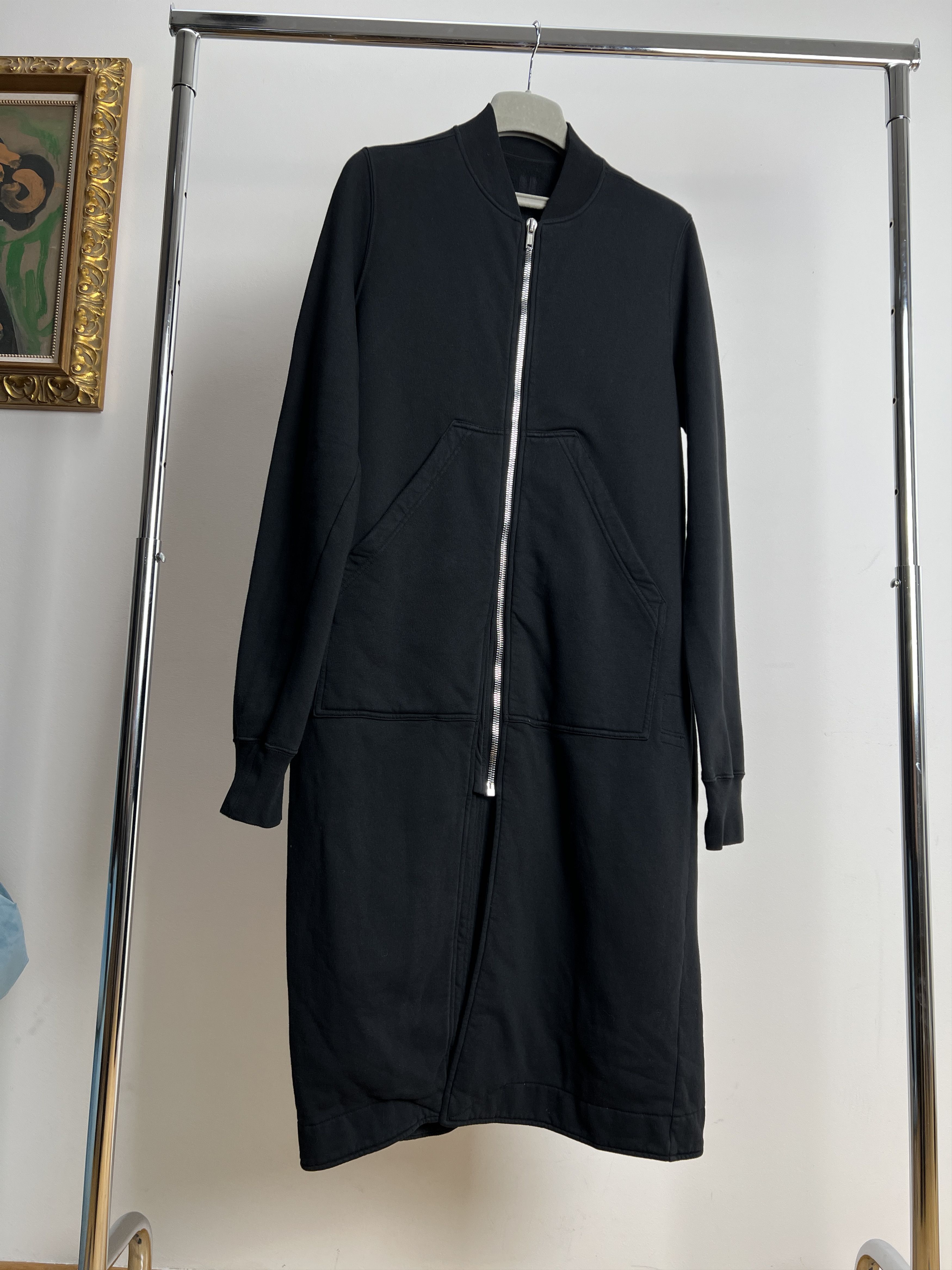 Rick Owens LONG COTTON ZIPPED JACKET Size US M / EU 48-50 / 2 - 4 Thumbnail