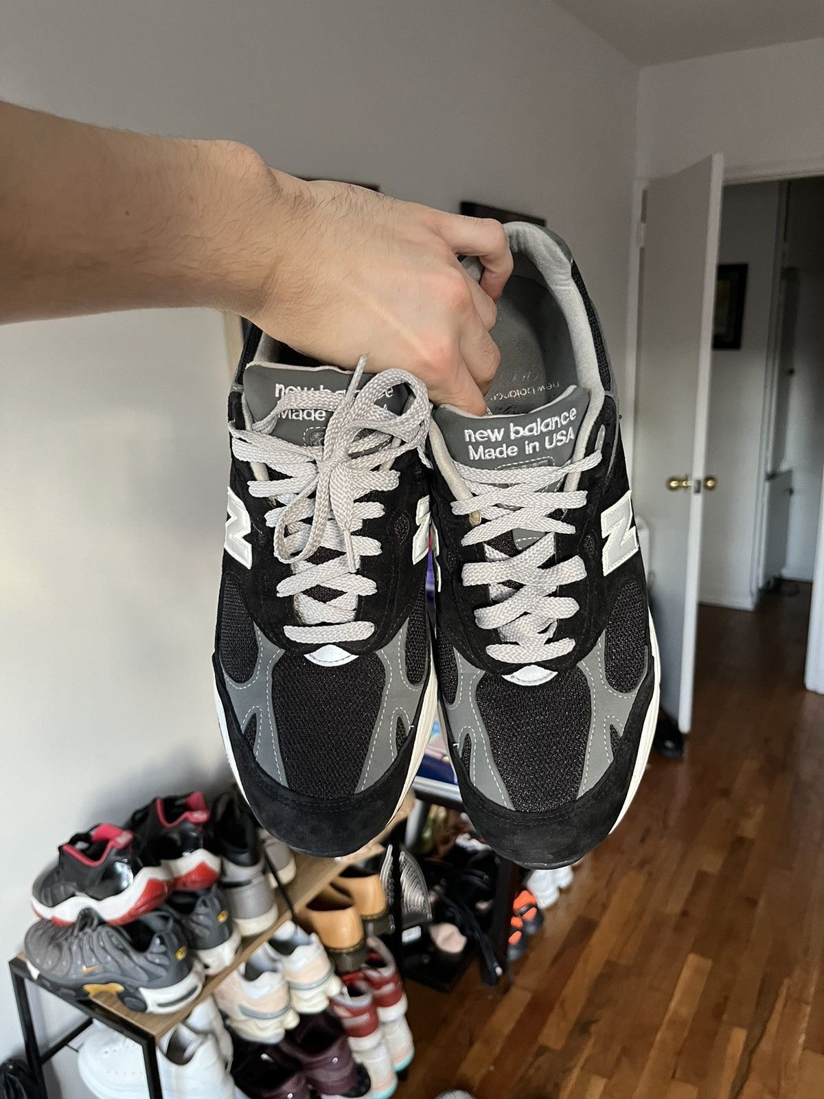 New Balance New Balance 993 made in USA miu black white Size US 12.5 / EU 45-46 - 3 Thumbnail