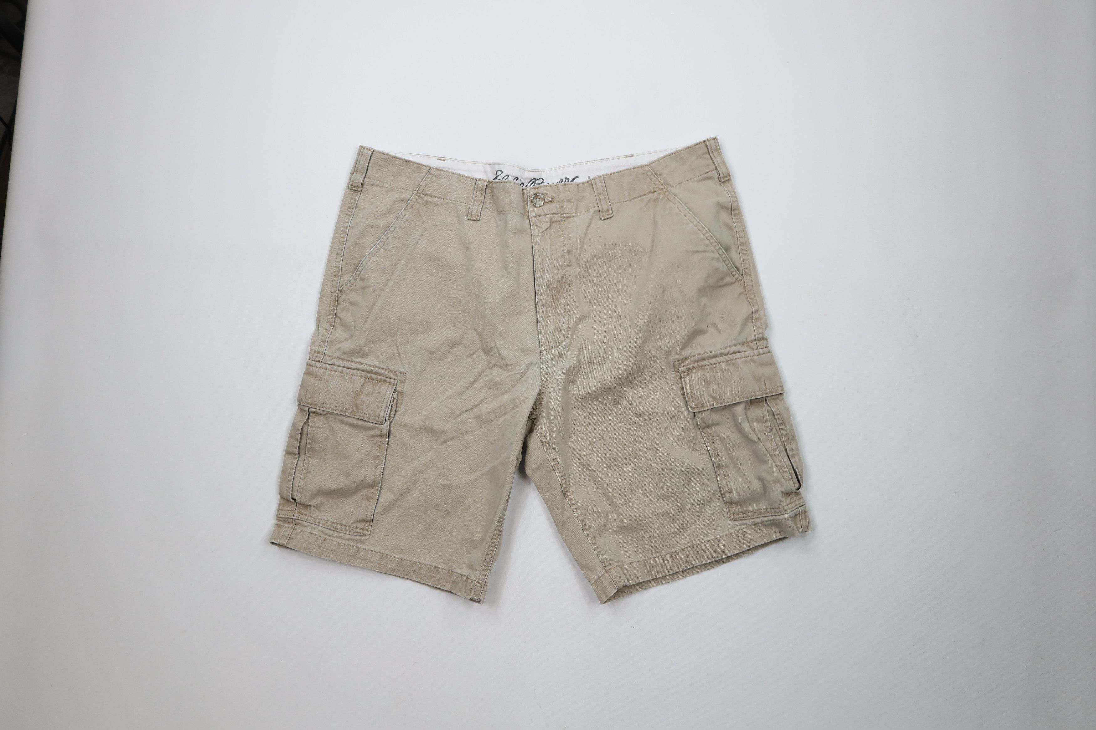 Eddie Bauer × Vintage Vintage Y2K Eddie Bauer Heavyweight Cargo Shorts Cotton Size US 40 / EU 56 - 1 Thumbnail