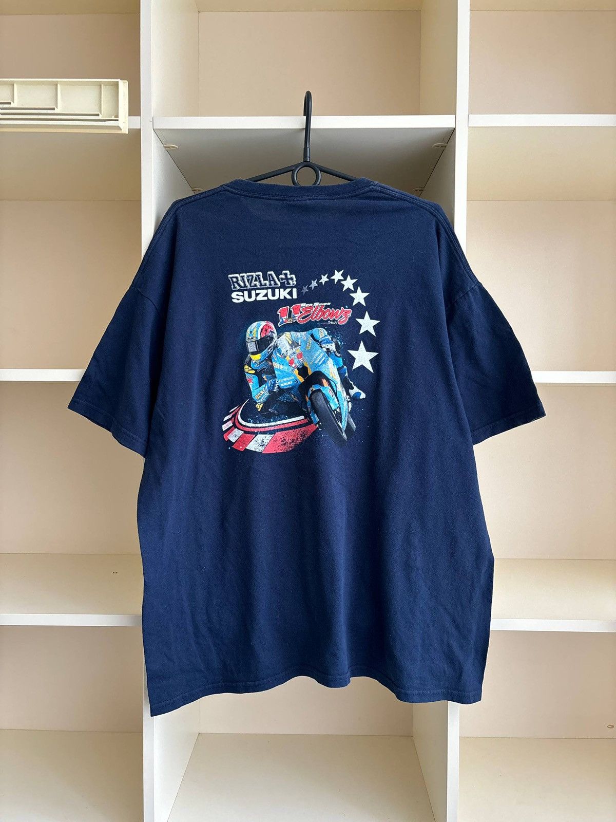 Japanese Brand Vintage Rizla Suzuki MotoGP Racing T-Shirt Ben Spies Size US XL / EU 56 / 4 - 1 Thumbnail