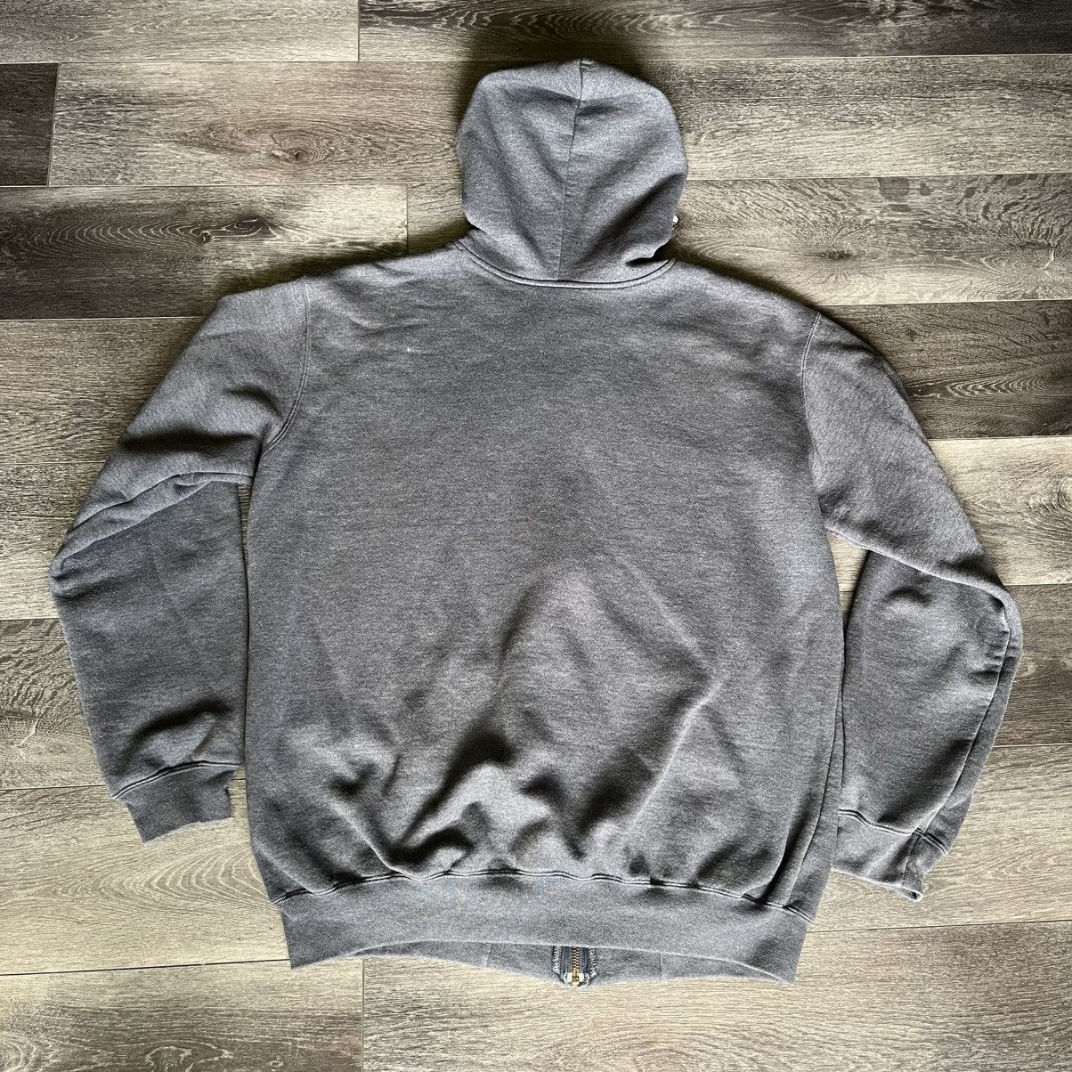 Carhartt Vintage 2000s Carhartt Small Logo Washed Grey Zip Up Hoodie Size US L / EU 52-54 / 3 - 2 Thumbnail
