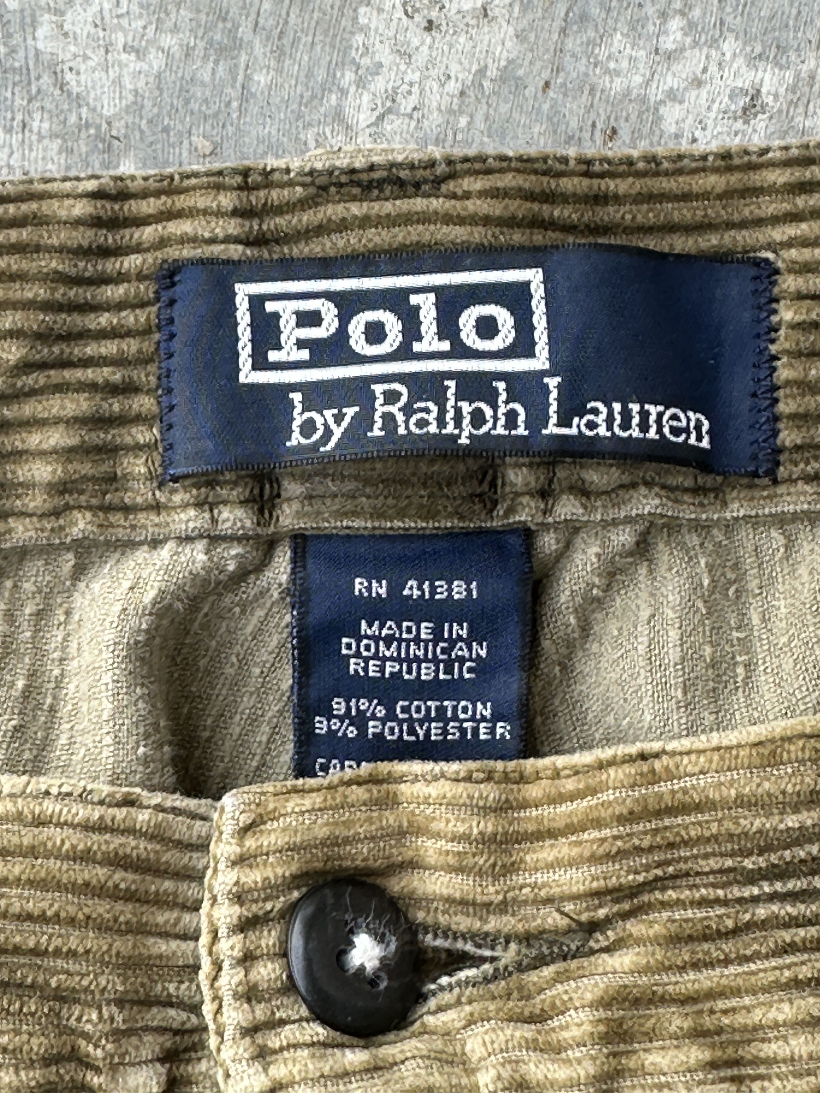 Polo Ralph Lauren Polo Cords Corduroy Sunfade double knee zombie mud pant rrl Size US 34 / EU 50 - 7 Thumbnail
