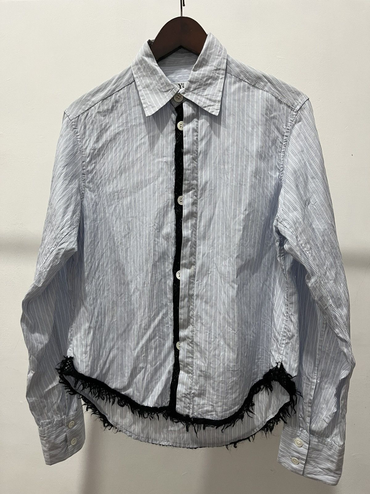 Yohji Yamamoto Yohji yamamoto crop shirt Size US M / EU 48-50 / 2 - 1 Thumbnail