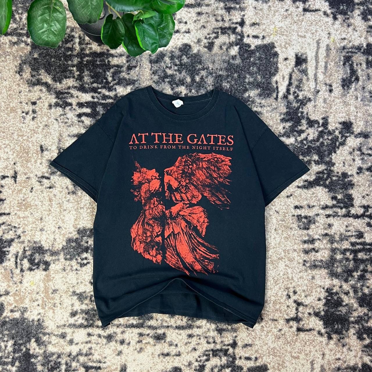 Band Tees At The Gates Vintage Y2K Death Metal Rock Band T-Shirt 1TS74 Size US XL / EU 56 / 4 - 1 Thumbnail