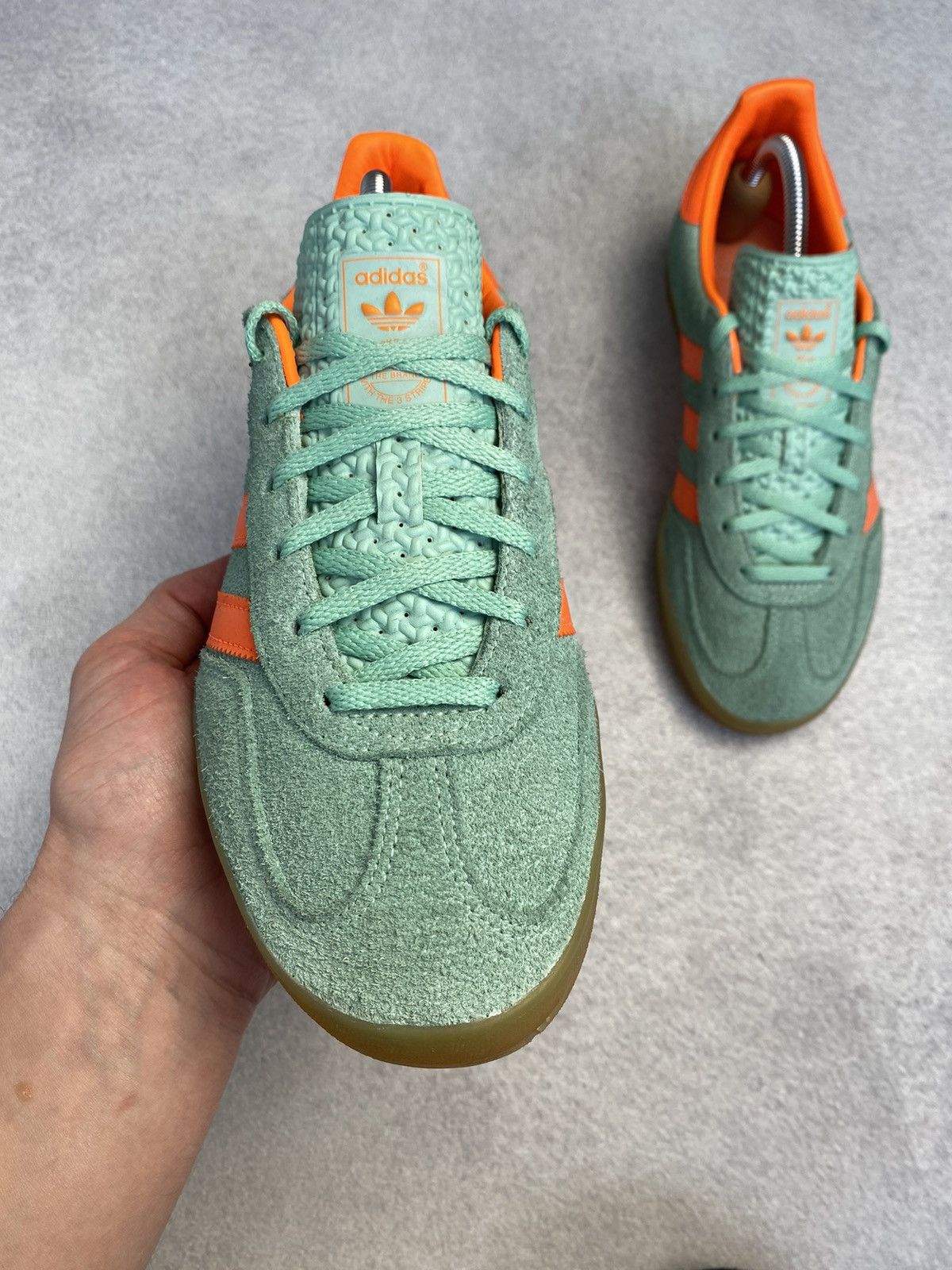 adidas gazelle silver green womens Adidas Gazelle Indoor Pulse Mint (HQ8714)