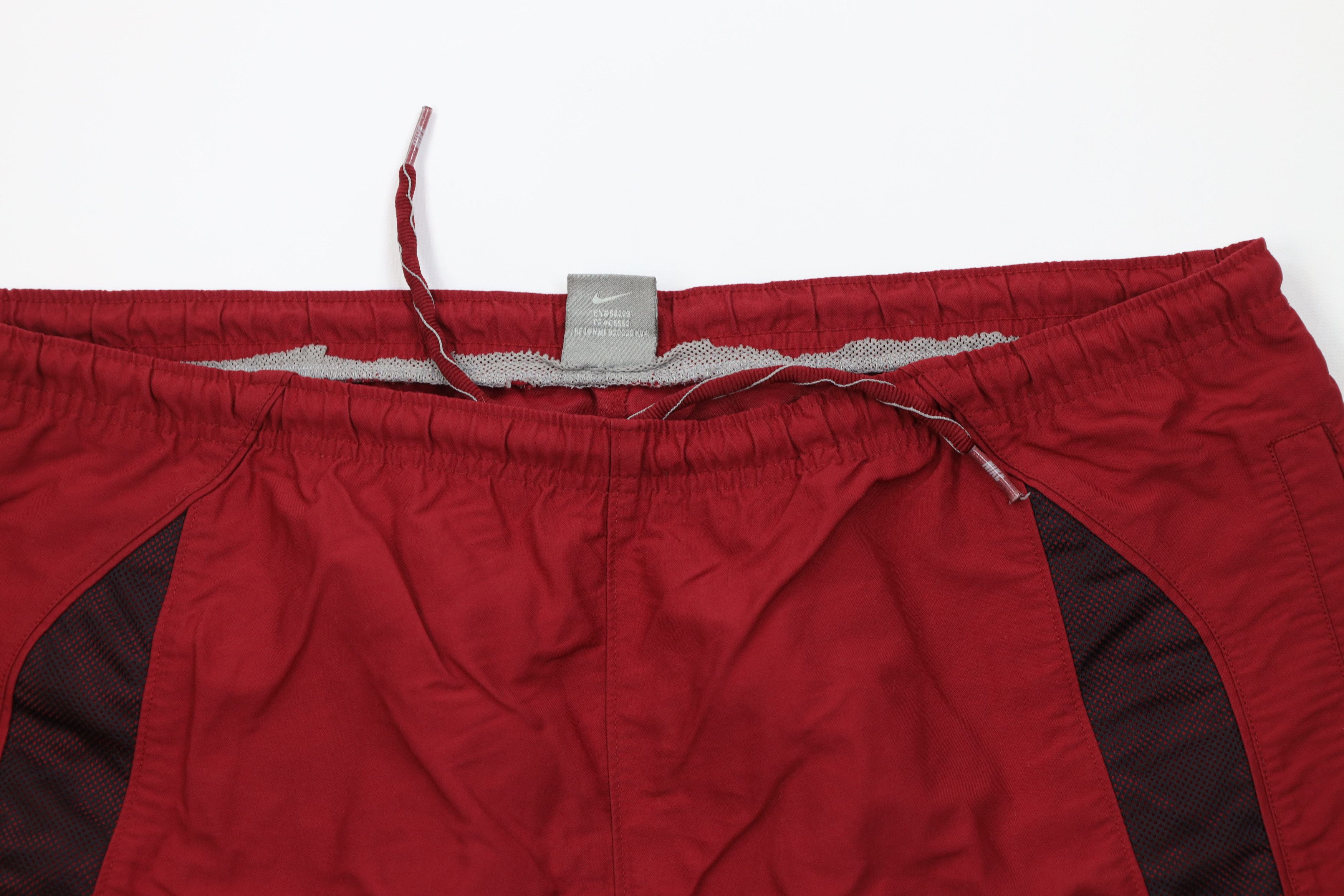 Nike AS IS Vintage Nike Travis Scott Mini Swoosh Shorts Red Size US 36 / EU 52 - 2 Thumbnail