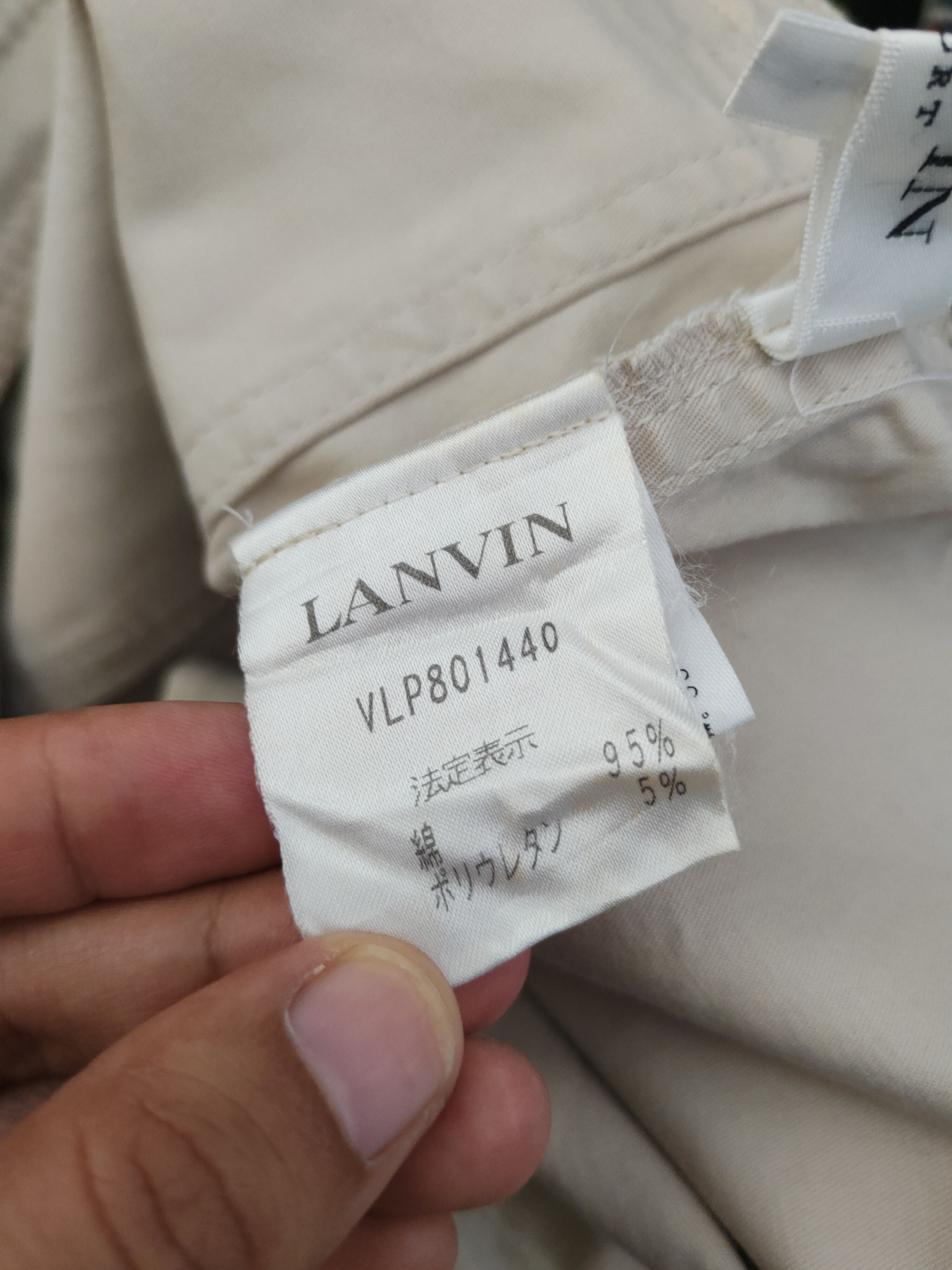 Japanese Brand DL Lanvin Ivory Multipocket Casual Pants #1361 Size US 29 - 13 Thumbnail