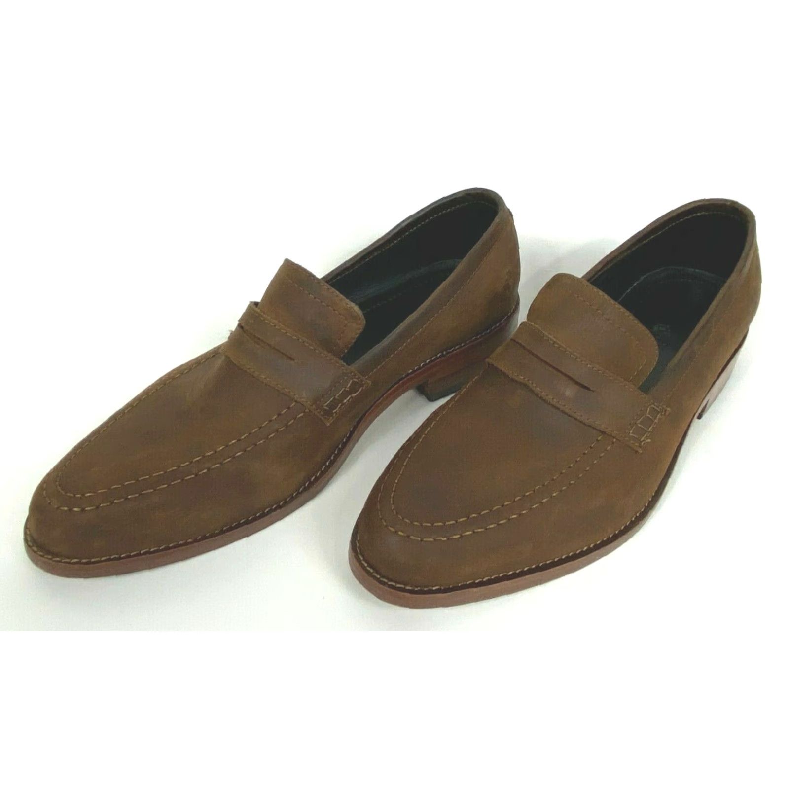 Nisolo Nisolo Chamberlain Penny Loafer Mens Leather Slip On Shoe 9 Brown Dress Leather Upper/Outsole Size US 9 Size US 9 / EU 42 - 4 Thumbnail