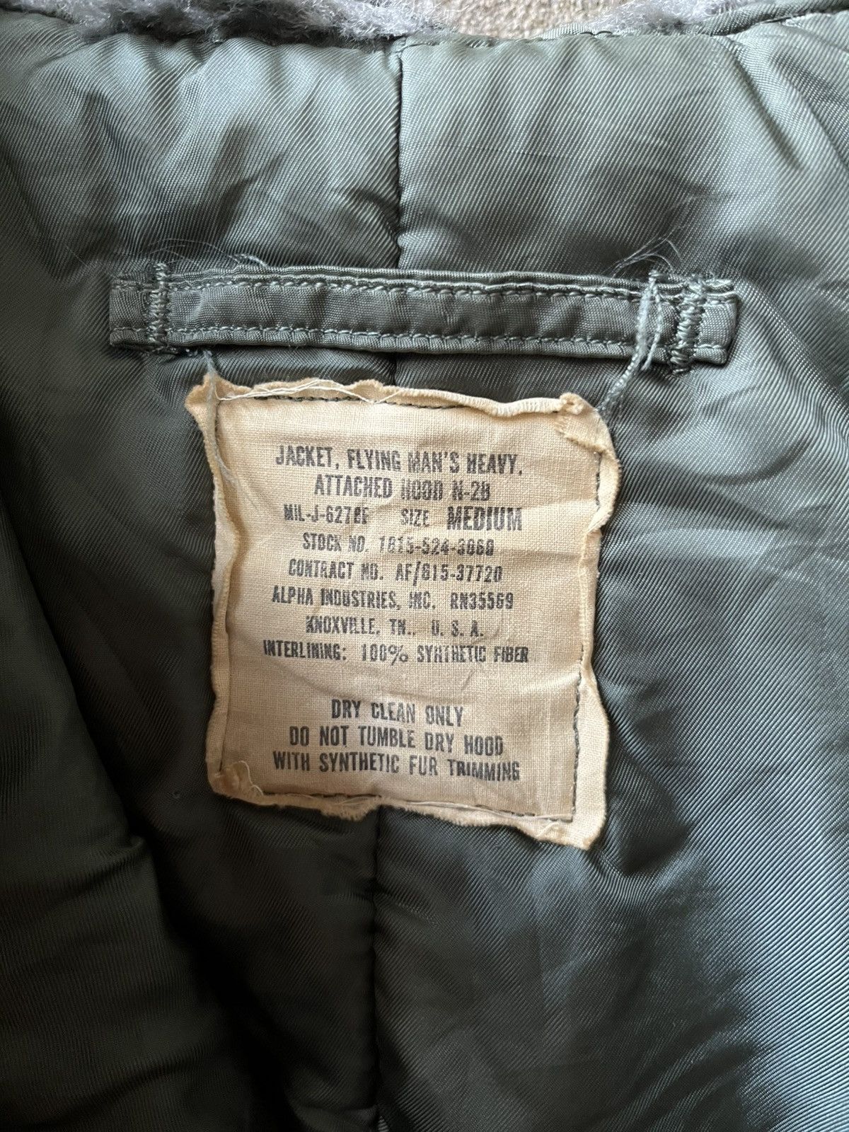 Alpha Industries Vintage 1960s alpha industries flying jacket N-2B Size US M / EU 48-50 / 2 - 7 Thumbnail
