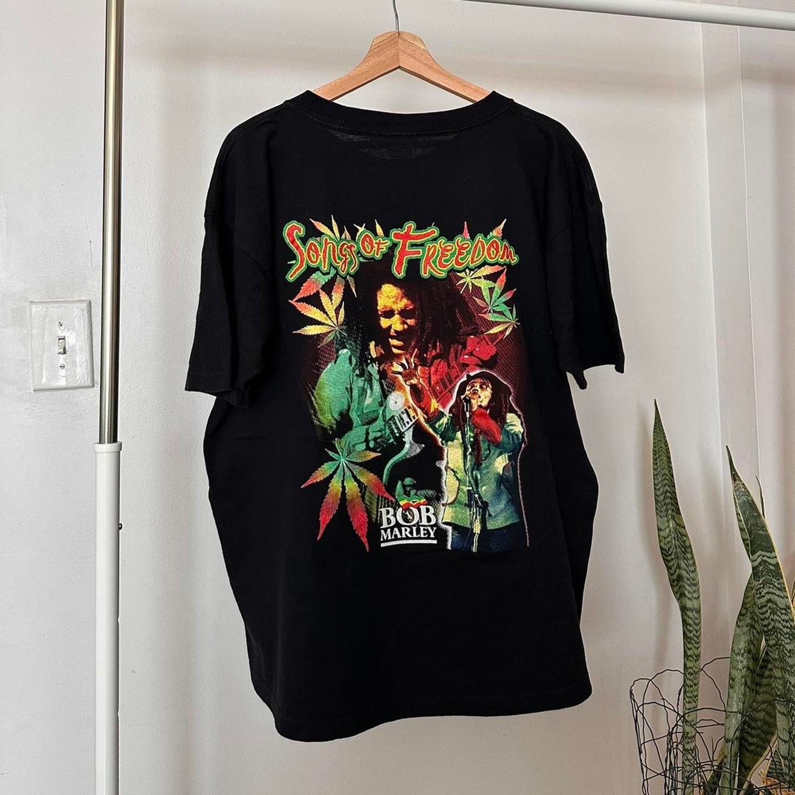 Bob Marley × Vintage Vintage Bob Marley Rap Tee Size US XL / EU 56 / 4 - 4 Thumbnail