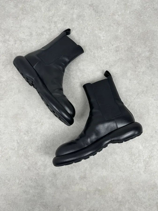 Jil Sander Jil Sander Black Ankle Leather Combat Boots Size US 9 / EU 42 - 6 Thumbnail