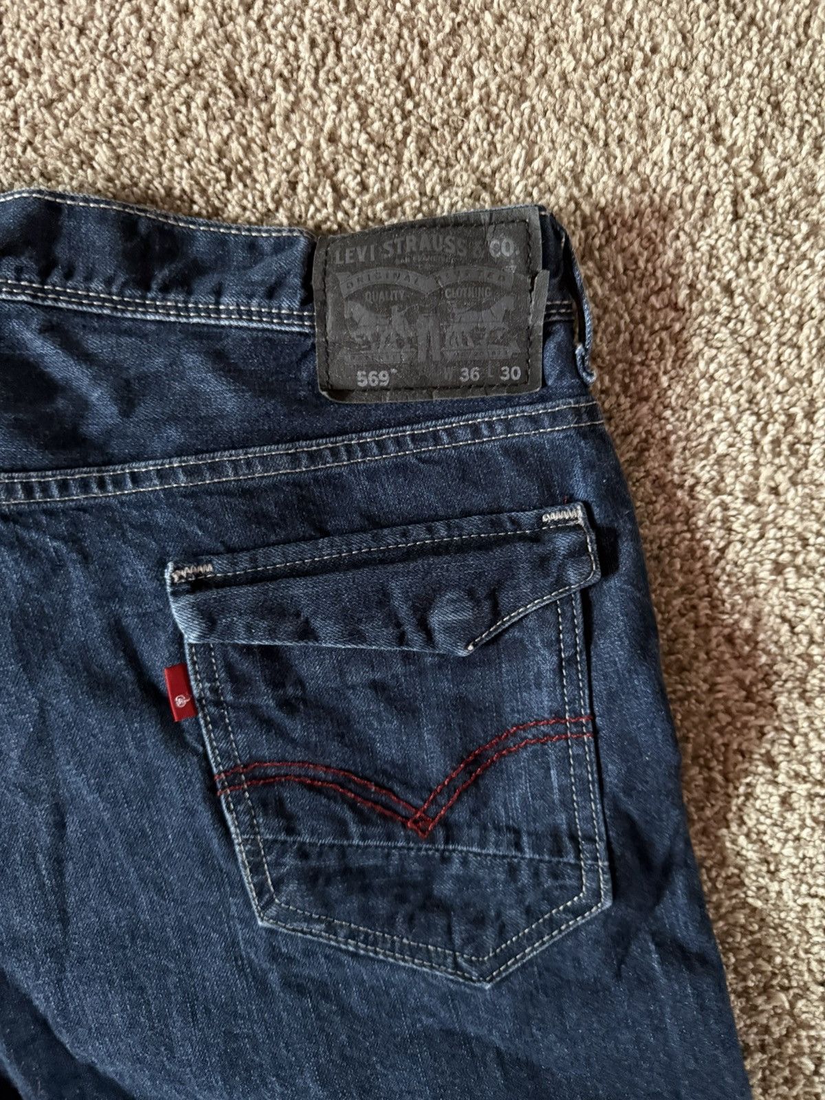 Levi's Levi Stratauss 569 Size US 36 / EU 52 - 7 Thumbnail
