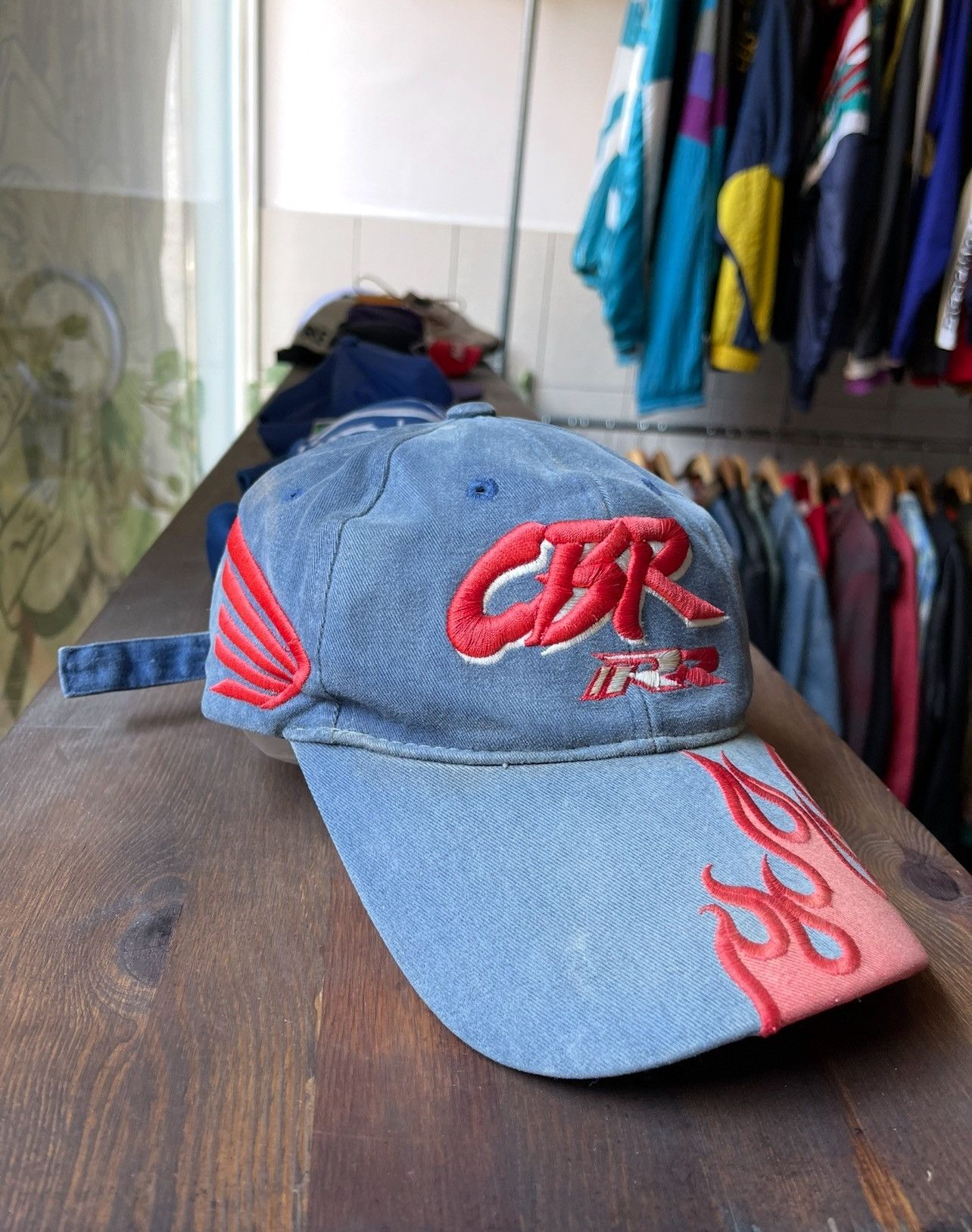 Vintage Vintage Honda cbr hat Size ONE SIZE - 3 Thumbnail