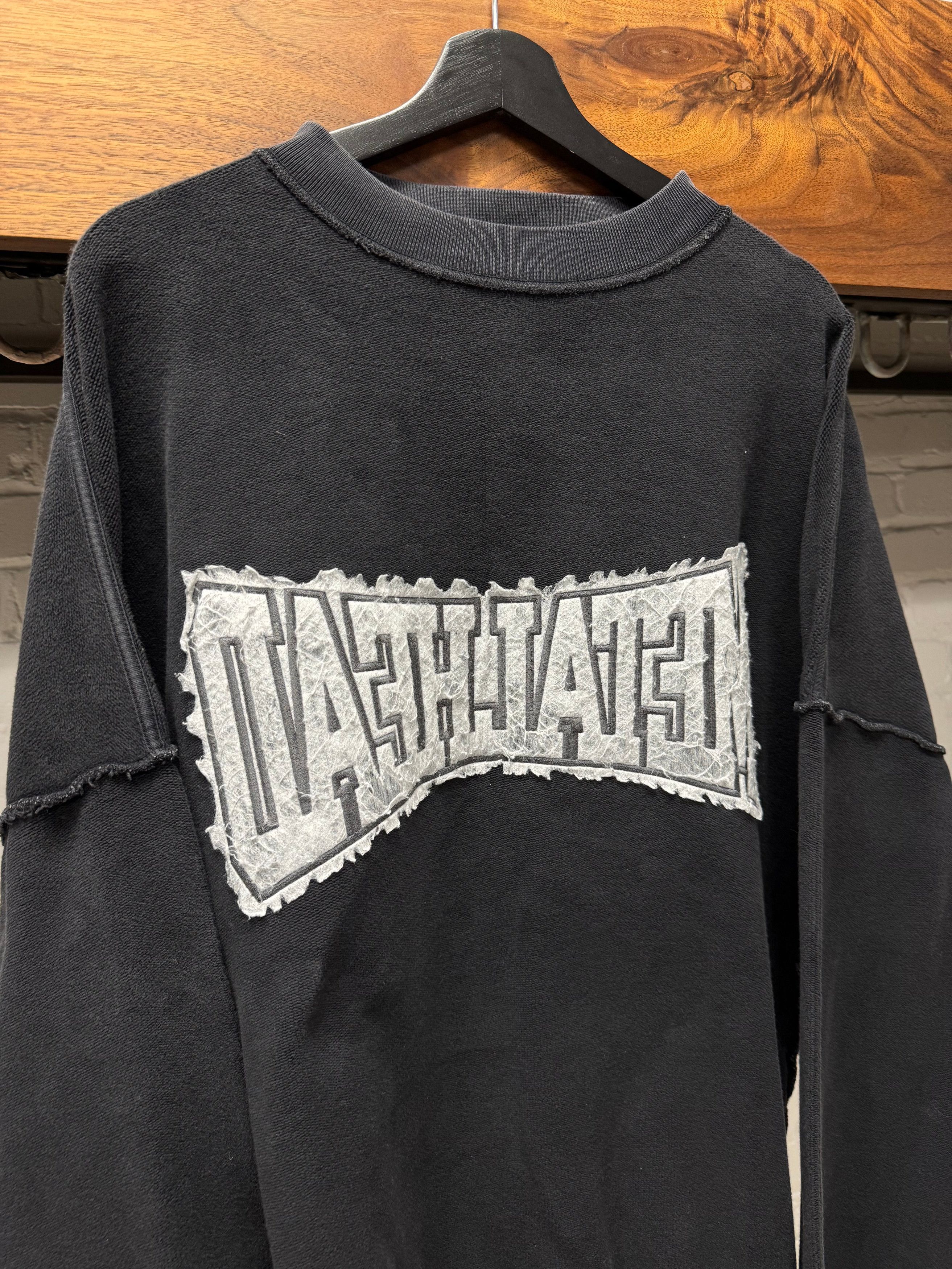 Balenciaga SS2025 Balenciaga ‘Metalhead’ Reverse Black Terry Cotton Sweatshirt Size US M / EU 48-50 / 2 - 2 Thumbnail
