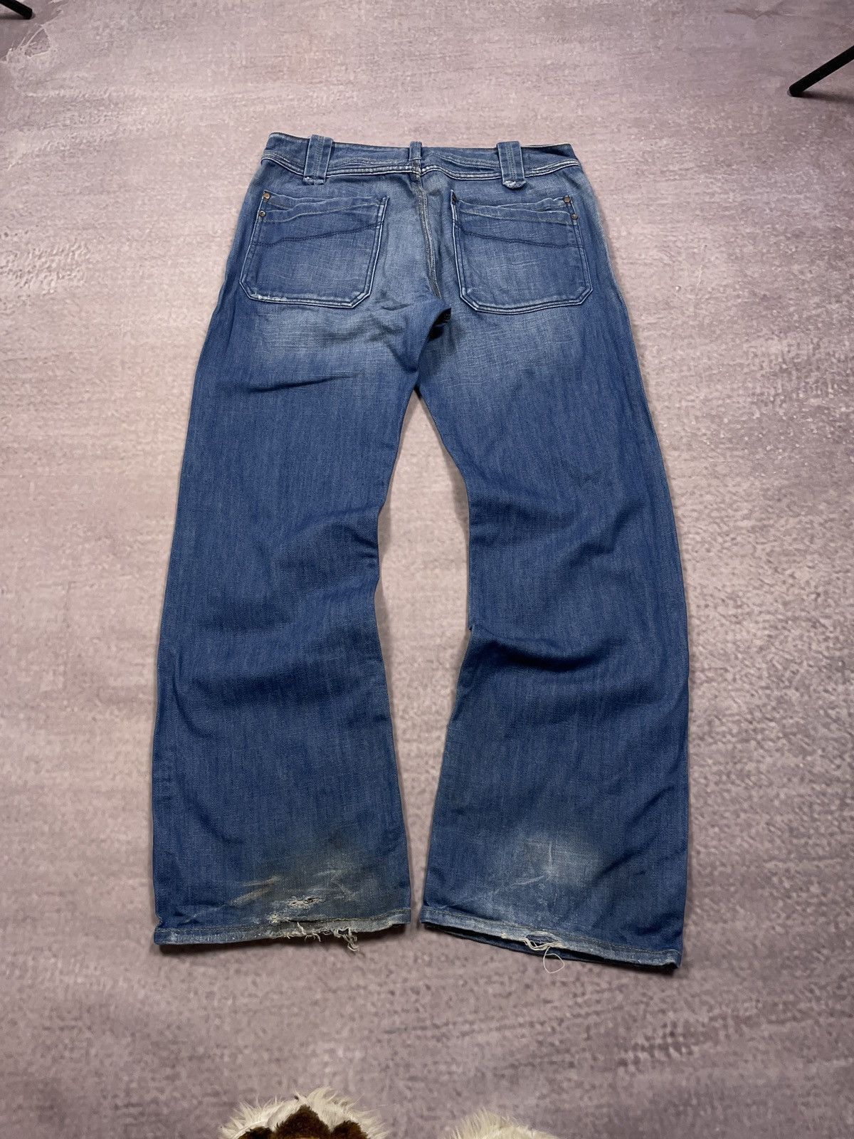Japanese Brand Vintage Y2K LGB IfSixWasNine Style Diesel Denim Jeans Size US 33 - 2 Thumbnail