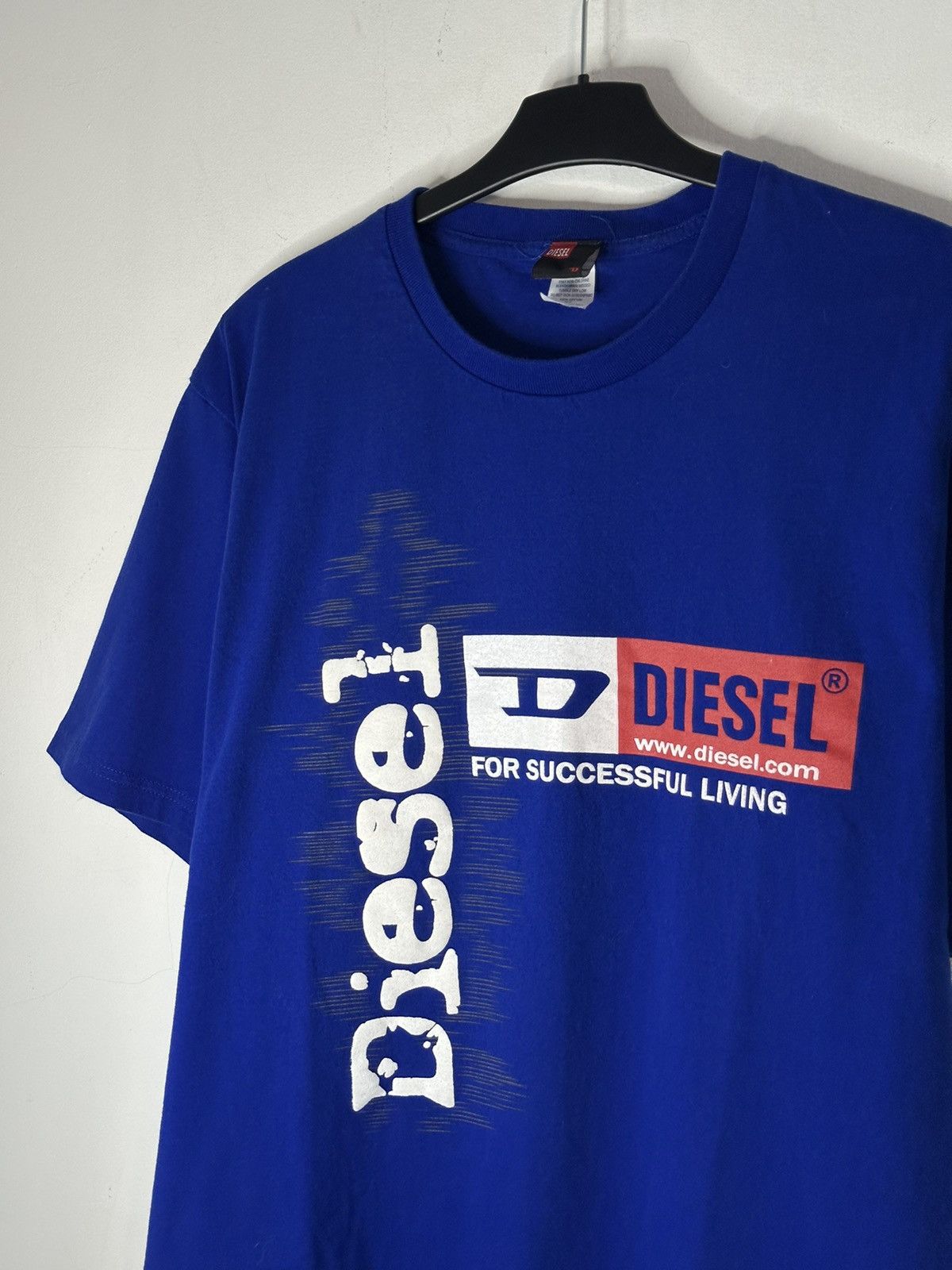 Diesel × If Six Was Nine × Vintage Diesel For Successful Living Vintage Big Logo Tee Size US XL / EU 56 / 4 - 2 Thumbnail