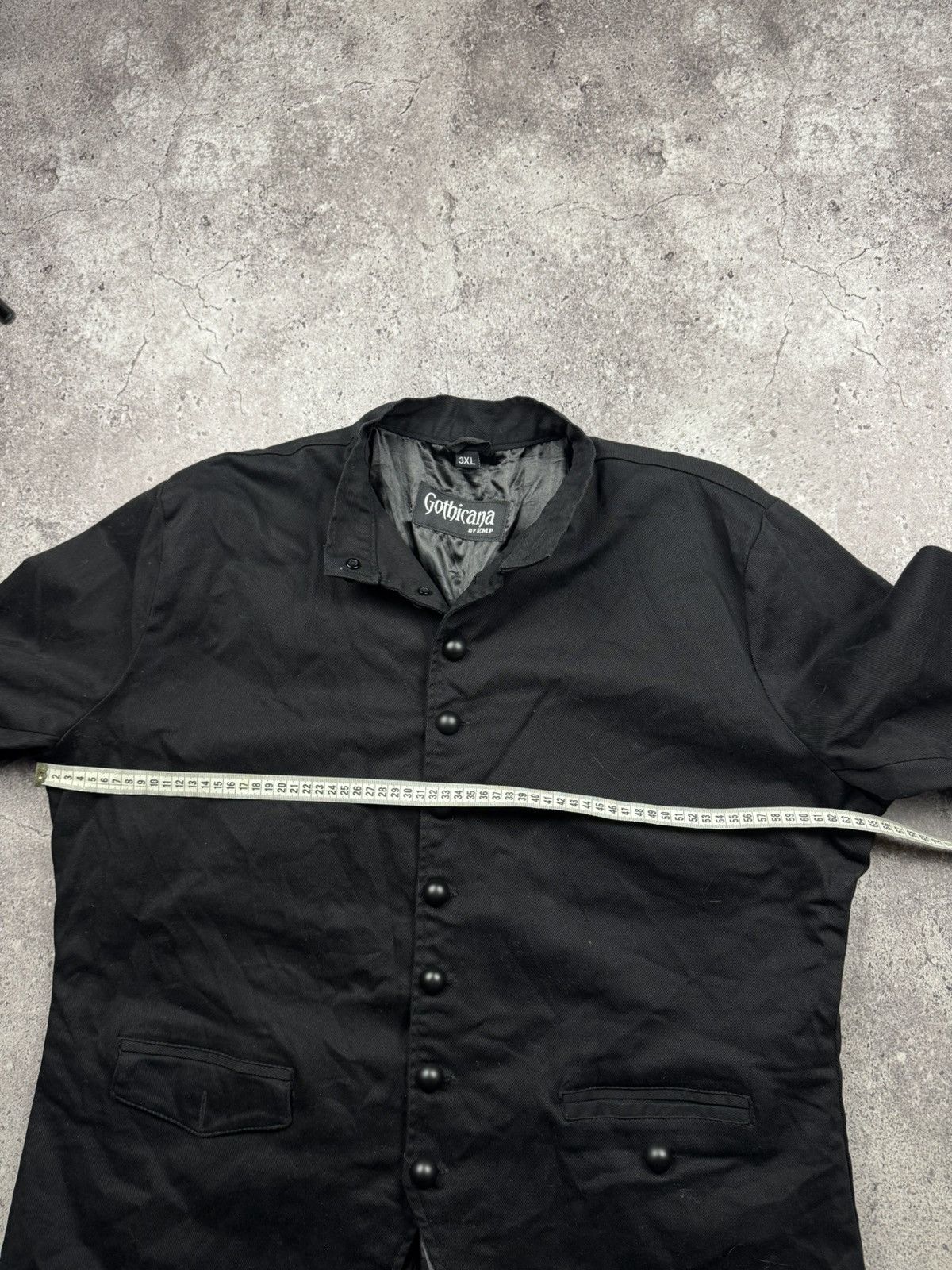 Japanese Brand Vintage Y2k Avant Garde Gothicana Black Punk Chain Jacket Size US XXL / EU 58 / 5 - 6 Thumbnail