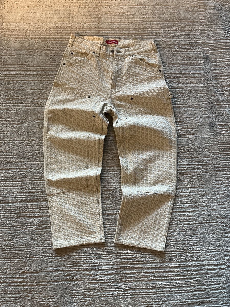 Supreme Supreme 21aw Monogram carpenter pants Size US 32 / EU 48 - 1 Thumbnail
