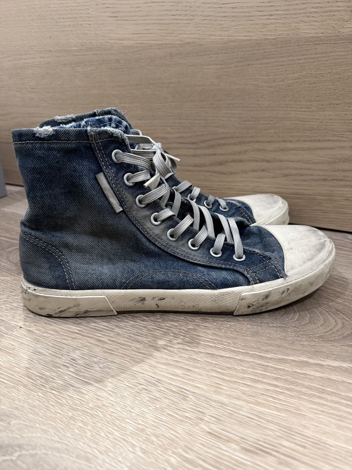 Balenciaga Balenciaga Paris denim sneakers Size US 9 / EU 42 - 6 Thumbnail