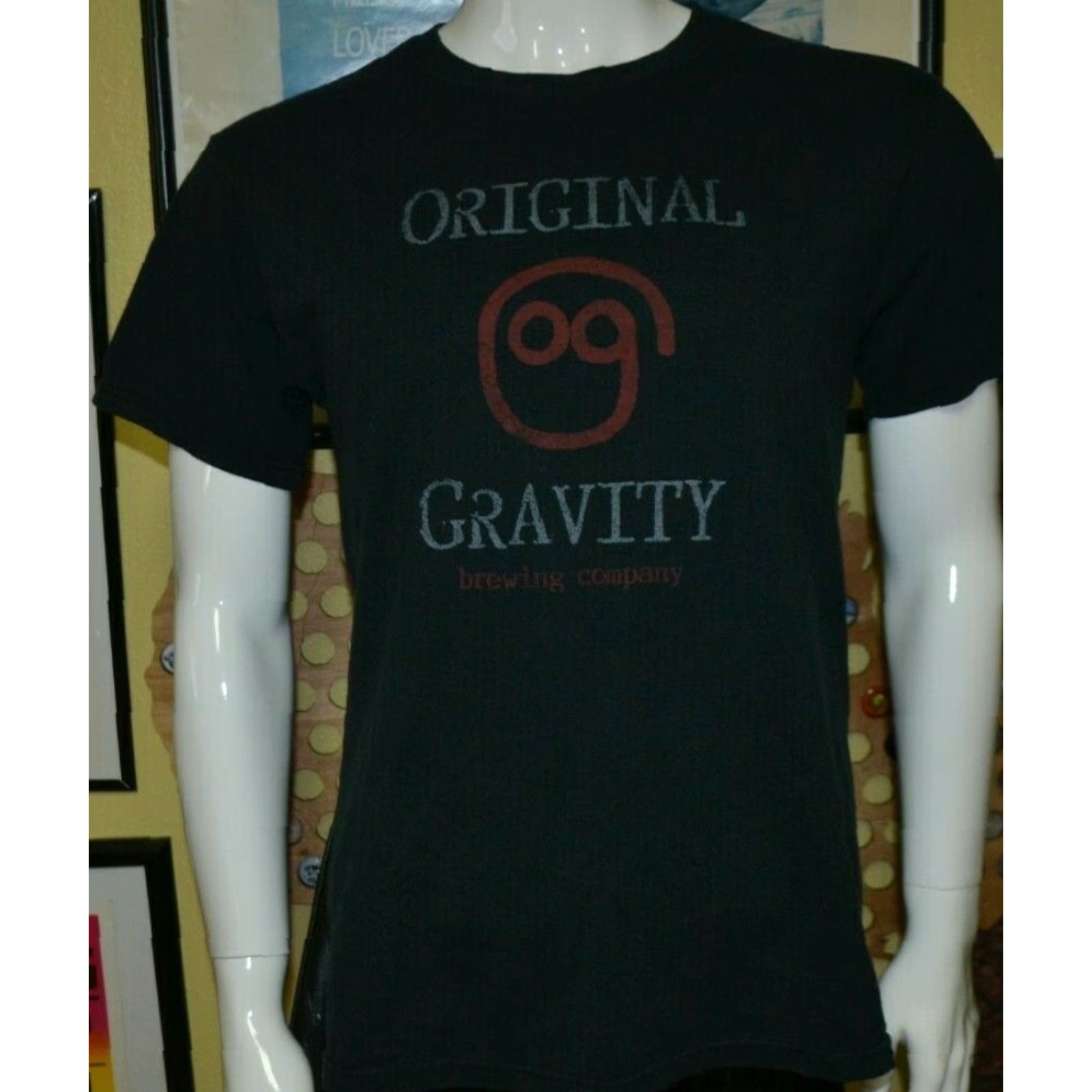 Jerzees Original Gravity Brewing T Shirt Medium Hops Logo Craft Beer Jerzees 50.50 Black Cotton Blend Graphic Tee Mens Short Sleeve Vintage? Size US M / EU 48-50 / 2 - 2 Thumbnail