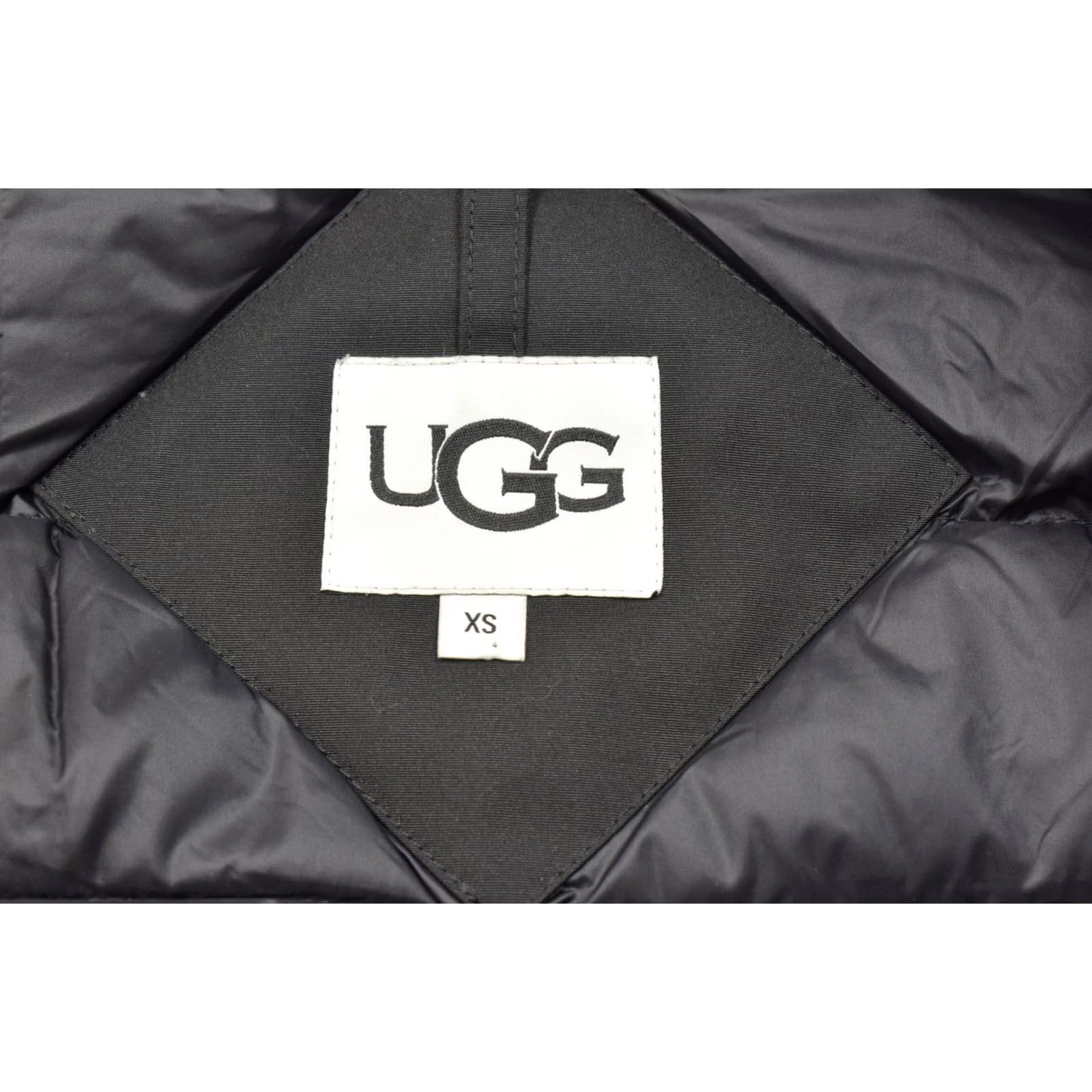 Ugg VINTAGE? No. (Skip) UGG Australia Parka Jacket Hooded Down Real Sheepskin Fur Trim Black XS Women Mid-Length Winter Coat Jacket Hoodie Zip Casual Size XS / US 0-2 / IT 36-38 - 5 Thumbnail