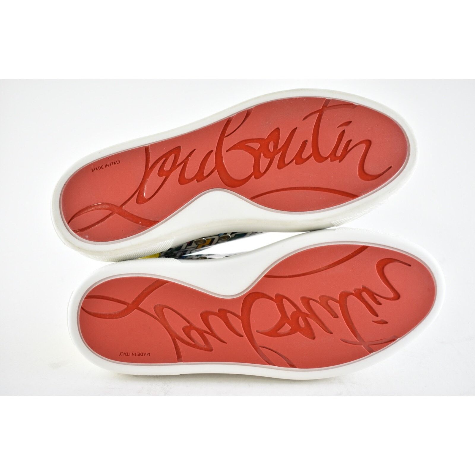 Christian Louboutin Christian Louboutin Black White Lace Up Low Top Sneaker 36.5 Size US 6.5 / IT 36.5 - 12 Thumbnail