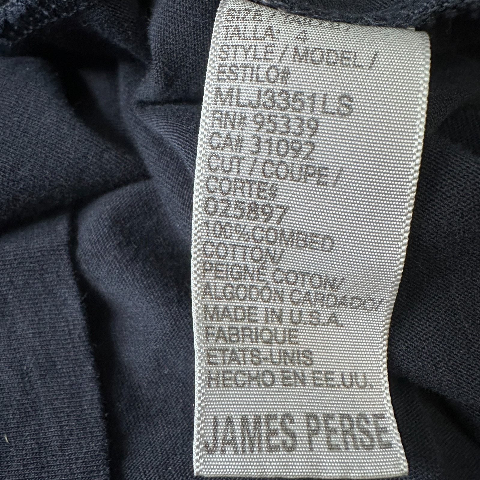 James Perse James Perse T-Shirt Men 4 XL Blue Lanai Graphic Print Cotton Size US XL / EU 56 / 4 - 6 Thumbnail