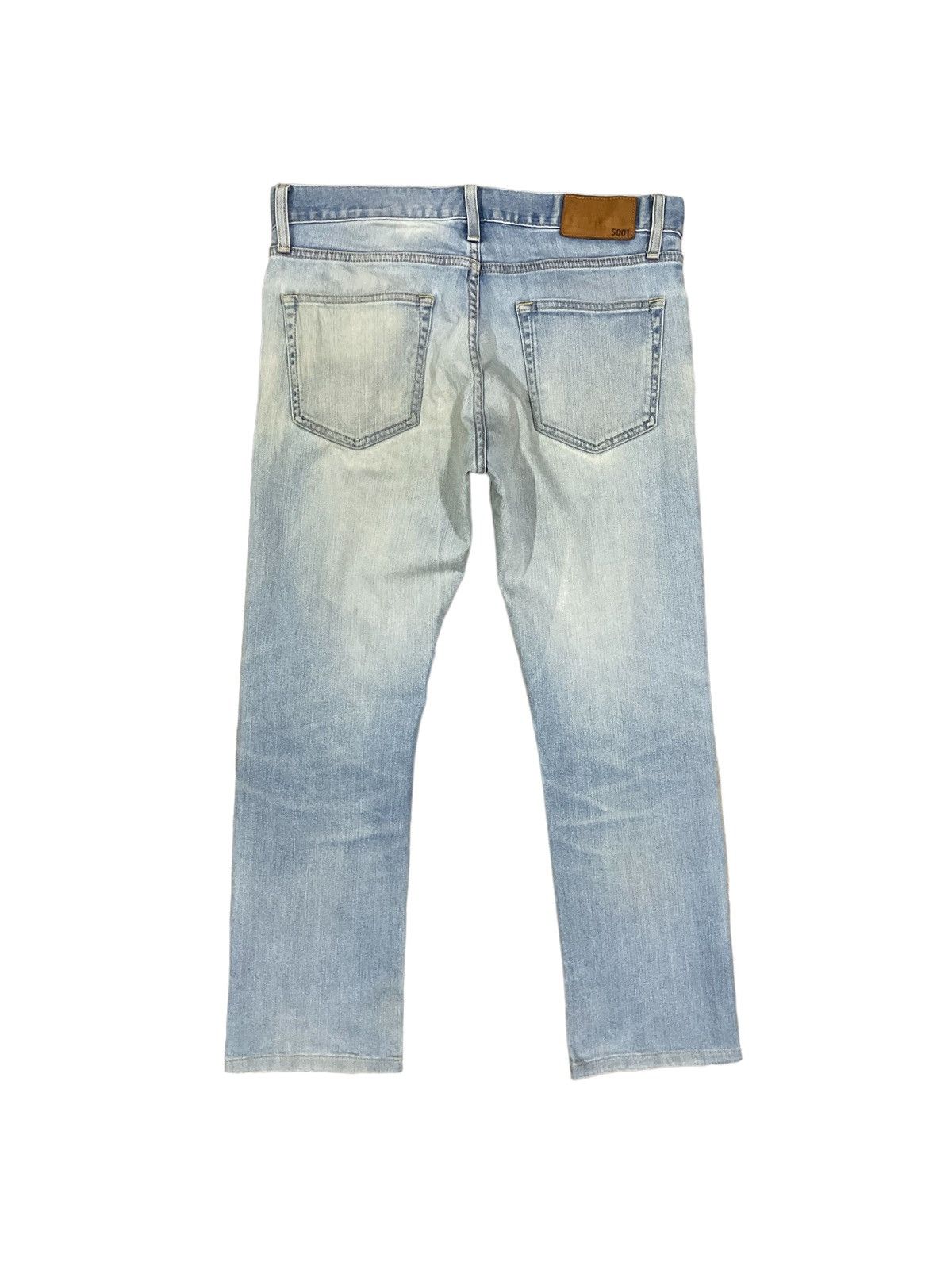 Jun Takahashi Japanese Streetwear Blue Wash Ripped Distressed Style Jeans Size US 32 / EU 48 - 5 Thumbnail