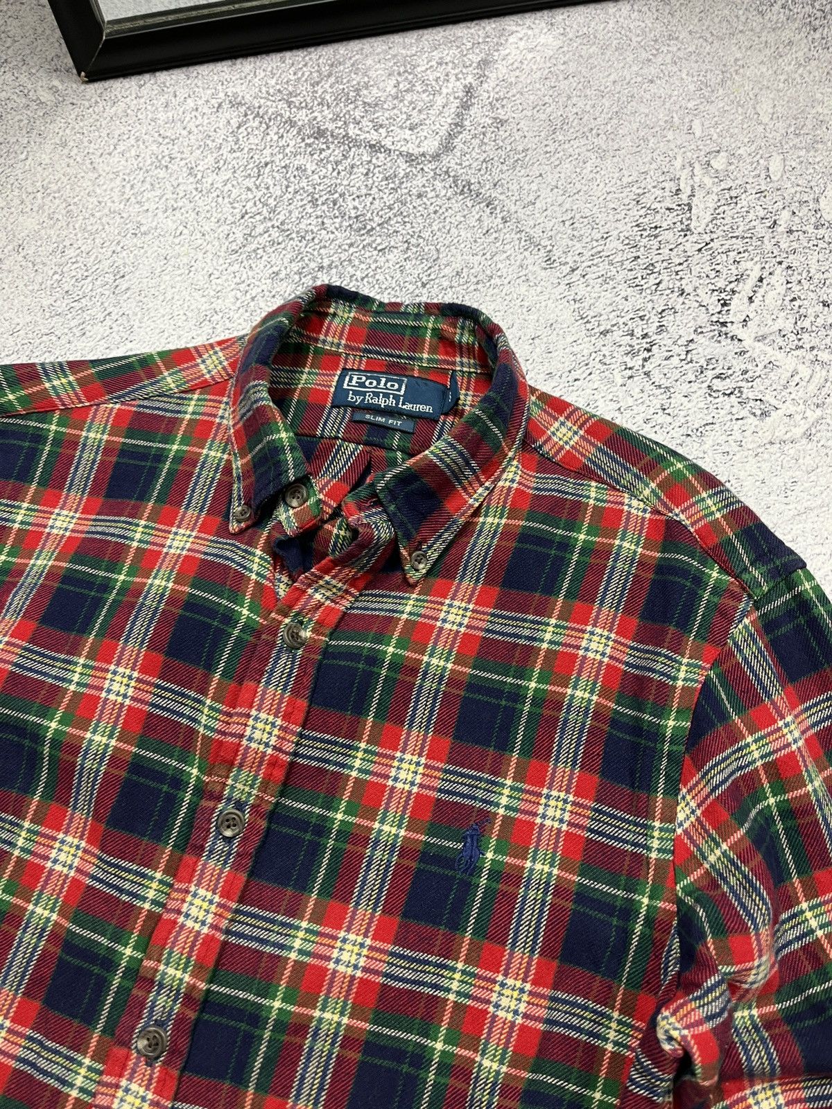 Flannel × Polo Ralph Lauren × Vintage Polo Ralph Lauren Plaid Flannel Button Up Shirt Chekered Size US L / EU 52-54 / 3 - 6 Thumbnail