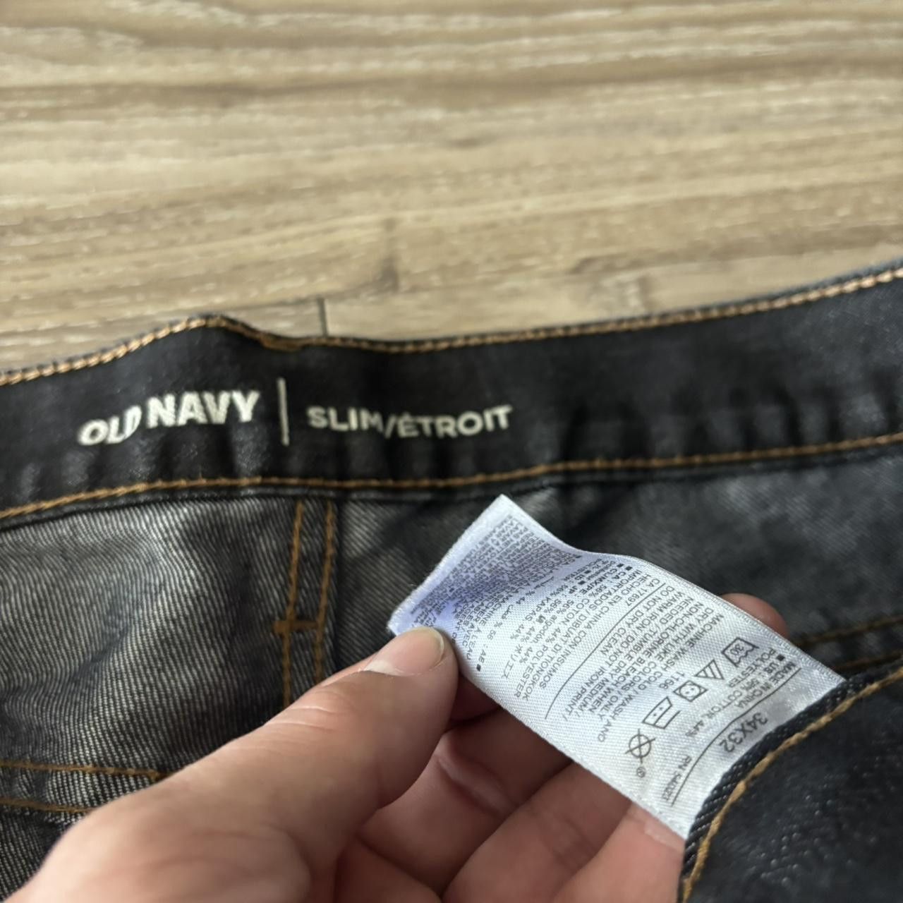 Japanese Brand Crazy Vintage Y2K/2000s Grunge Black Essential Denim Jeans! 34x29 Size US 34 / EU 50 - 7 Thumbnail