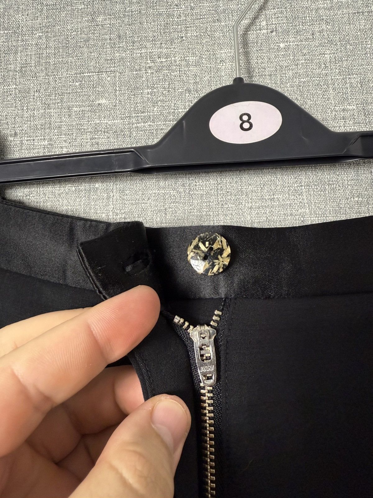 Alexander Wang Alexander Wang Black Cropped Trousers Pants Wool & Viscose Size 26" / US 2 / IT 38 - 8 Thumbnail