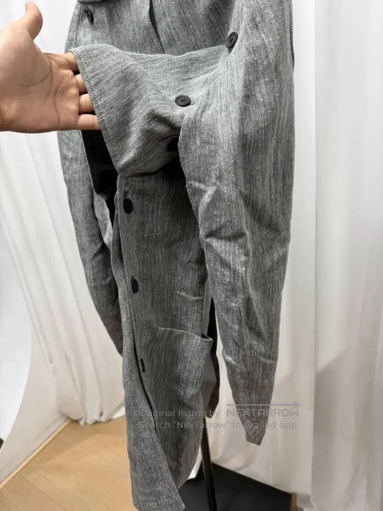 Yohji Yamamoto Yohji Yamamoto Pour Homme Button Coat. Size US XL / EU 56 / 4 - 7 Thumbnail