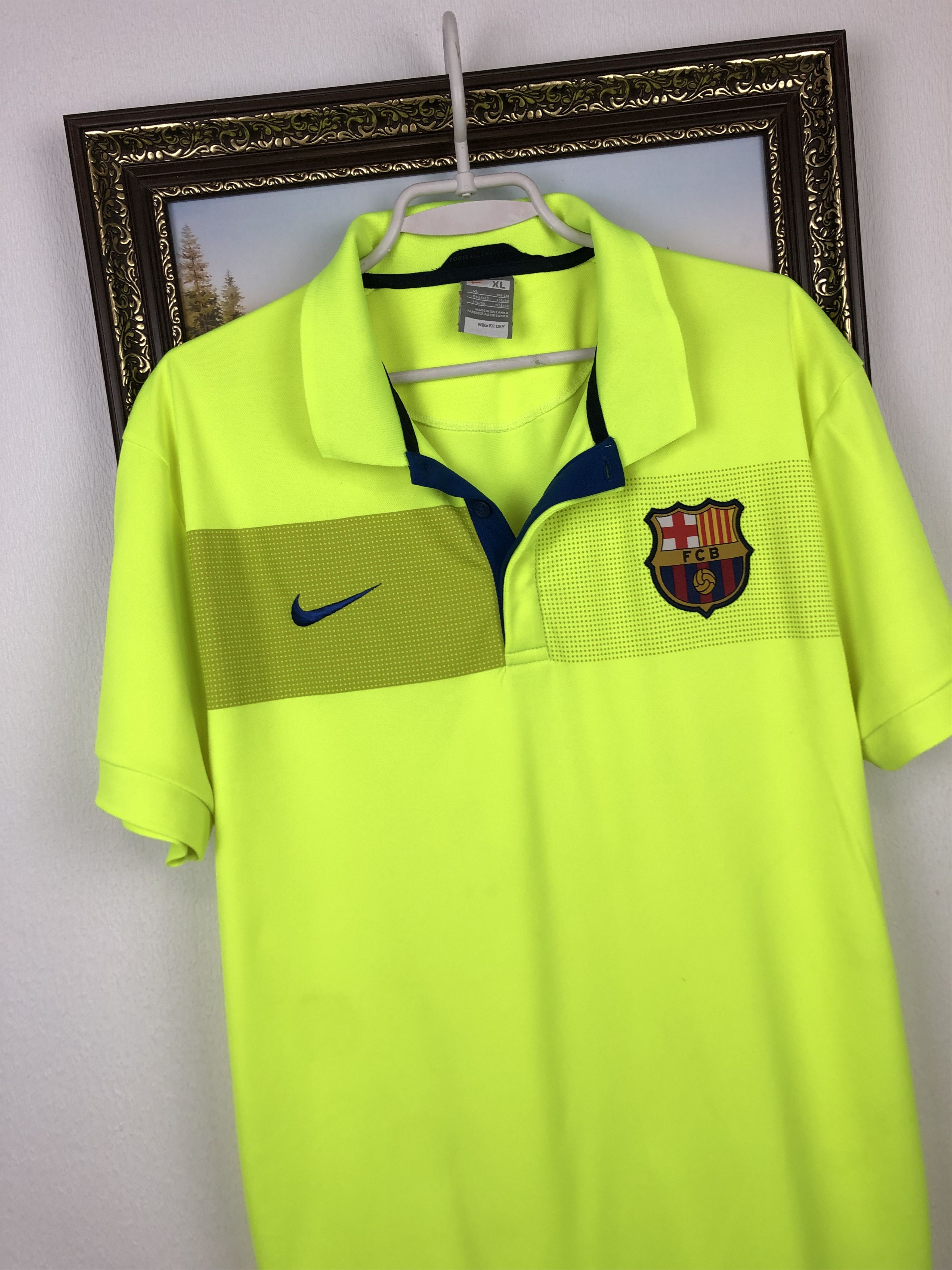 Nike Vintage Nike Barcelona Football Shirt Soccer Jersey Camiseta Size US XL / EU 56 / 4 - 3 Thumbnail