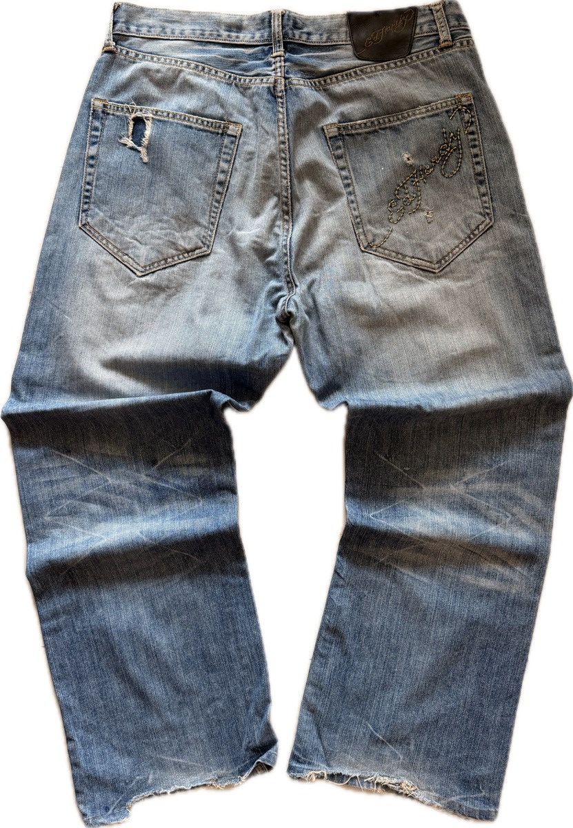 Ed Hardy Vintage Ed Hardy Spelled Out Jeans Size US 36 / EU 52 - 1 Thumbnail