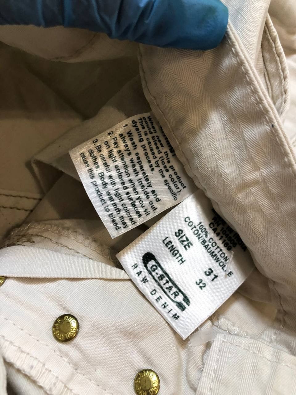 G-Star G Star Raw vintage 90s Elwood denim jeans y2k pants japanese Size US 31 - 17 Thumbnail
