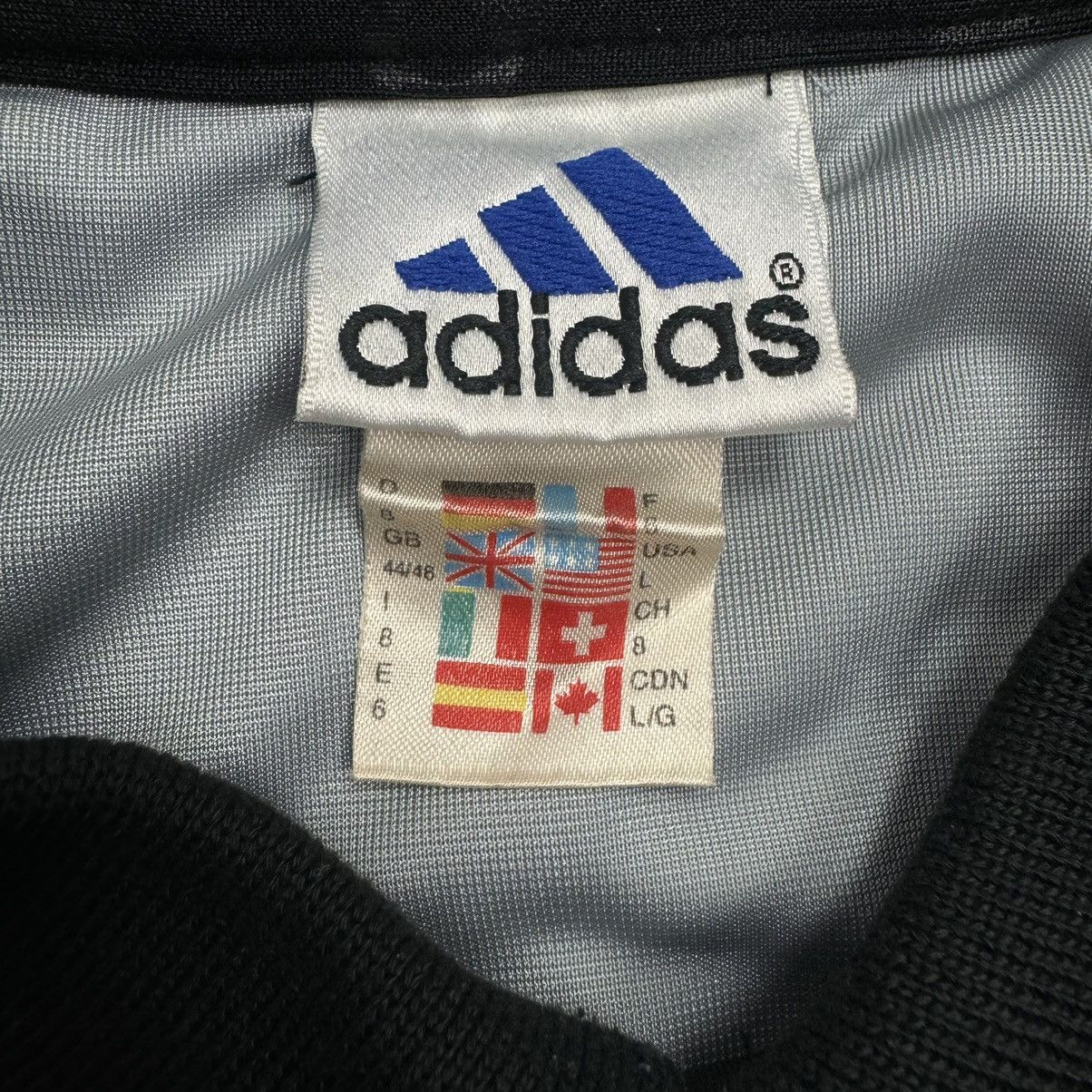 Adidas Vintage Y2K Adidas Multi Logo Monogram Boxy Polo Shirt Size US L / EU 52-54 / 3 - 13 Thumbnail
